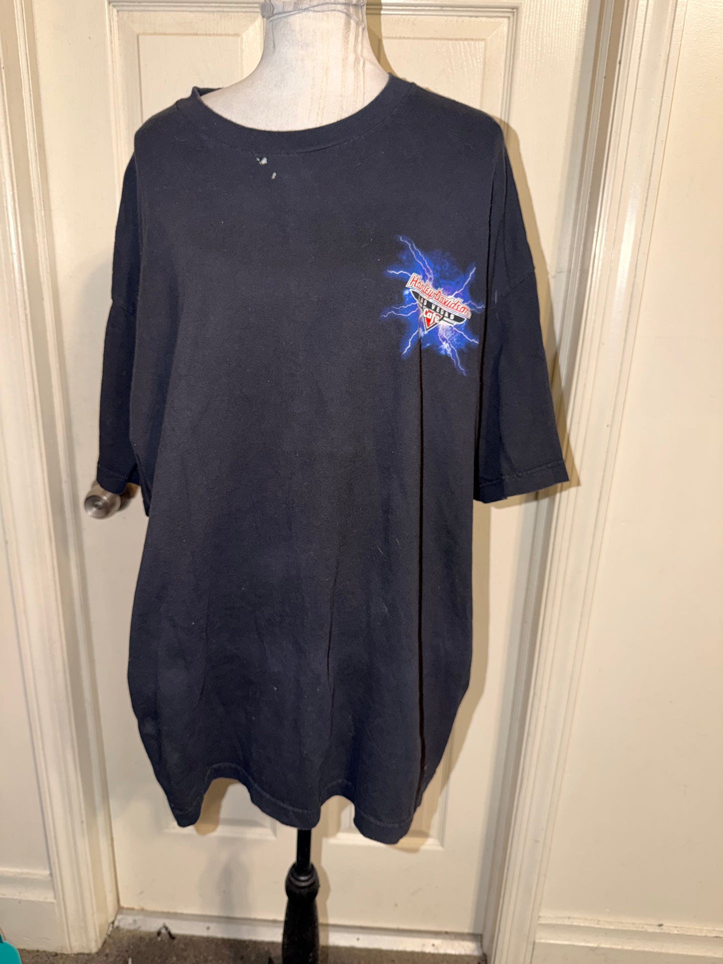 Harley Davidson Vintage Double Sided Oversized Tee