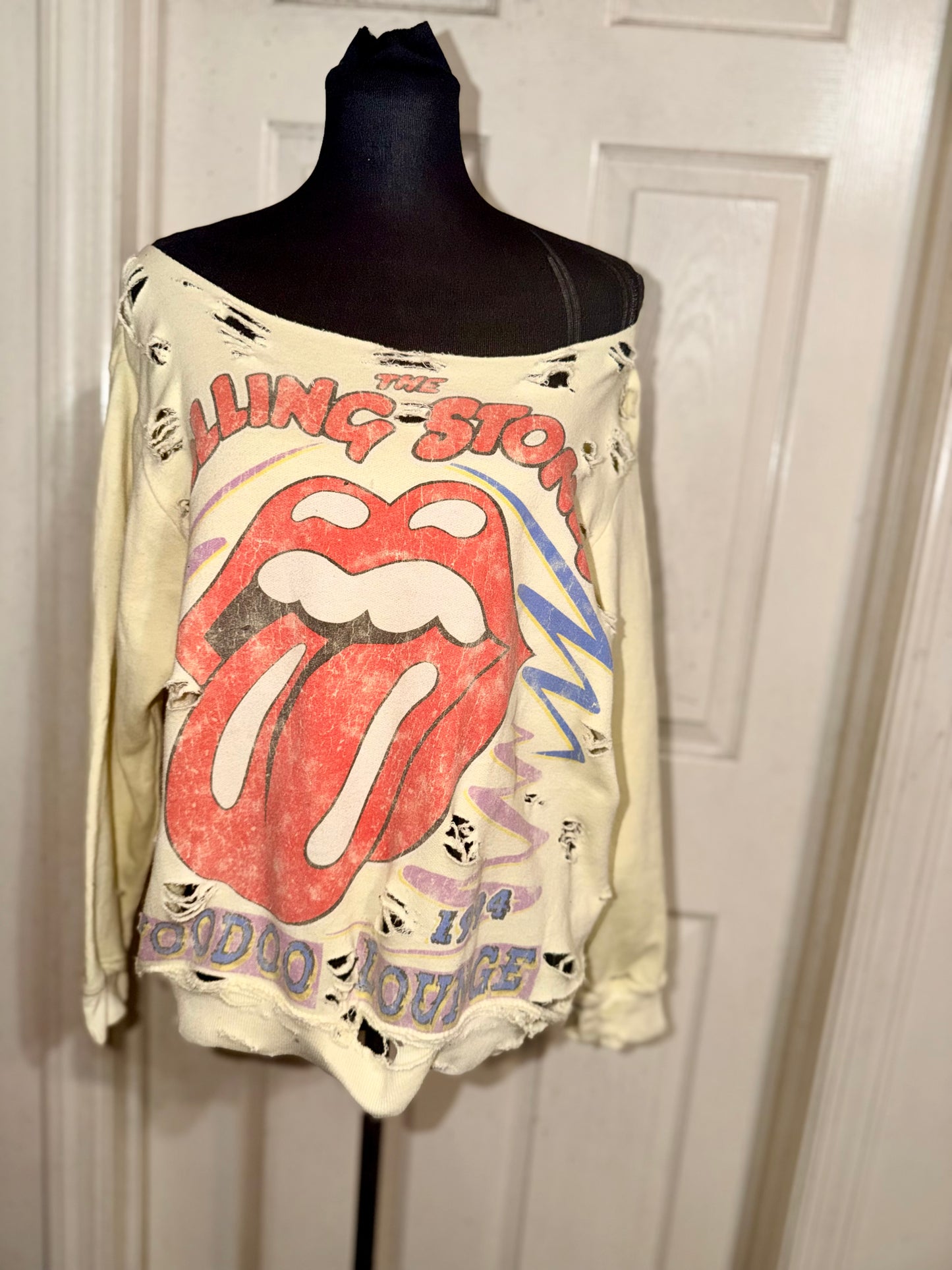 The Rolling Stones Distressed Sweatshirt