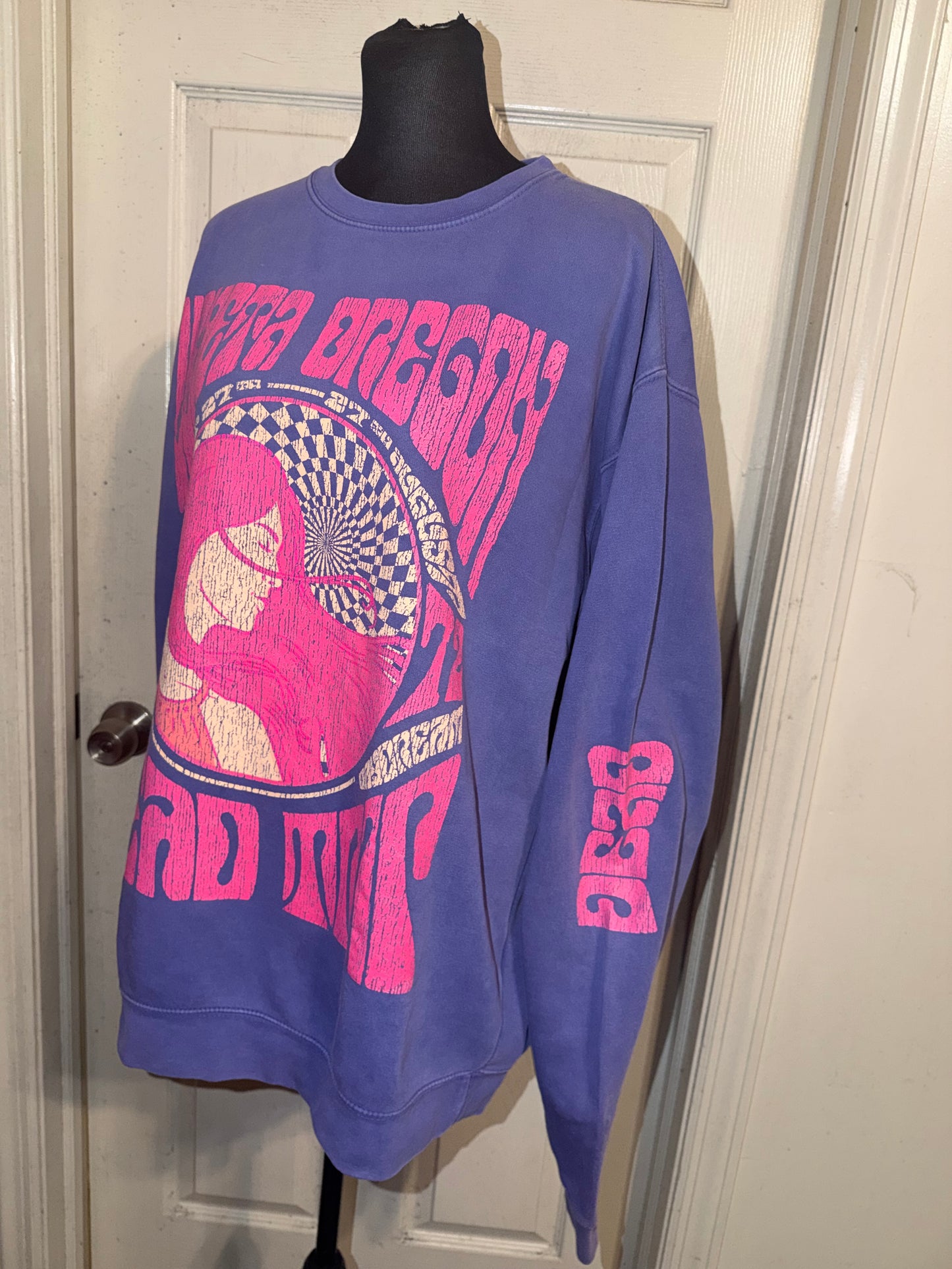 Grateful Dead Oversized Distressed Sweatshirt