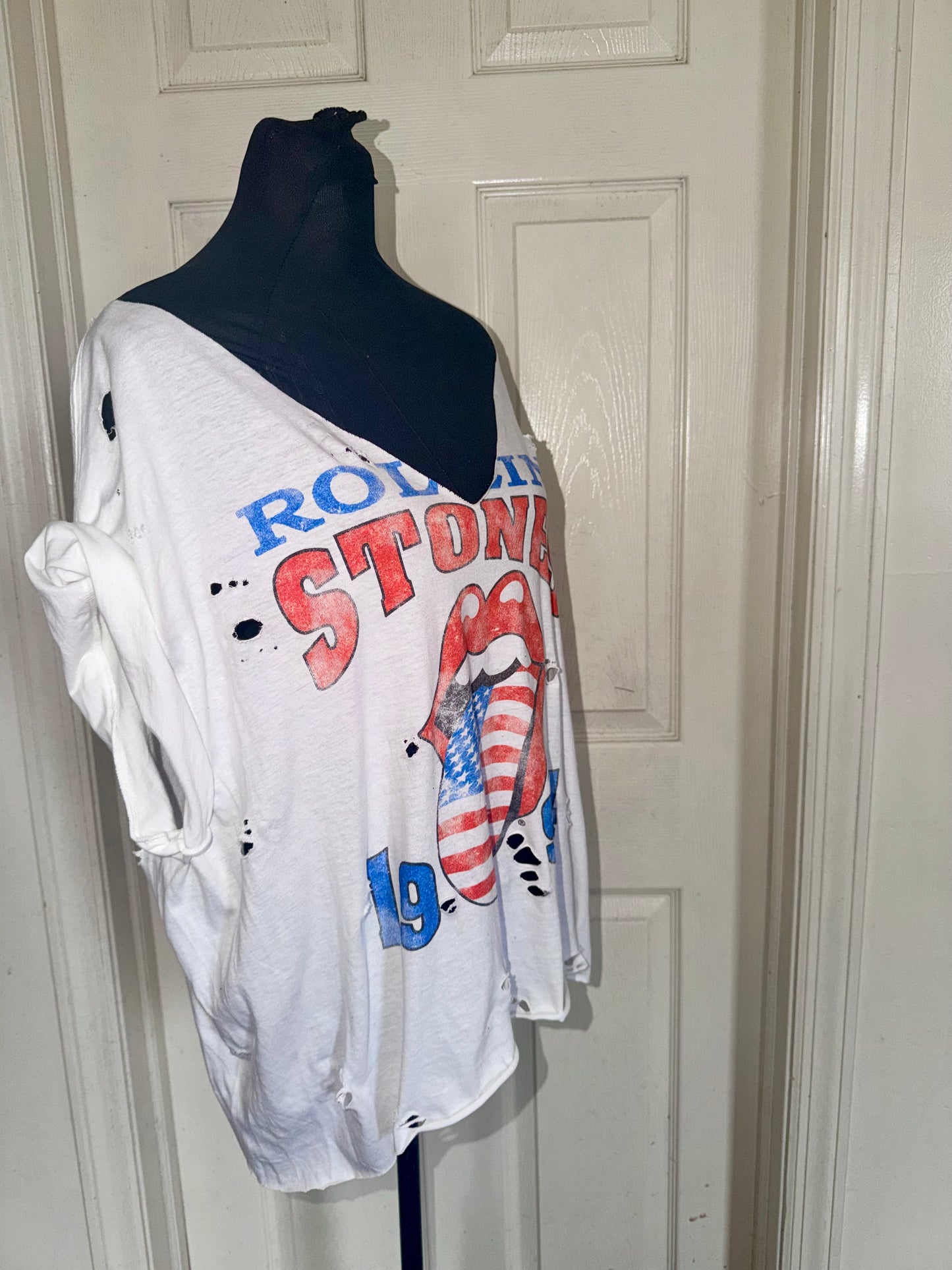 The Rolling Stones Open Back Bow Tee (as is)