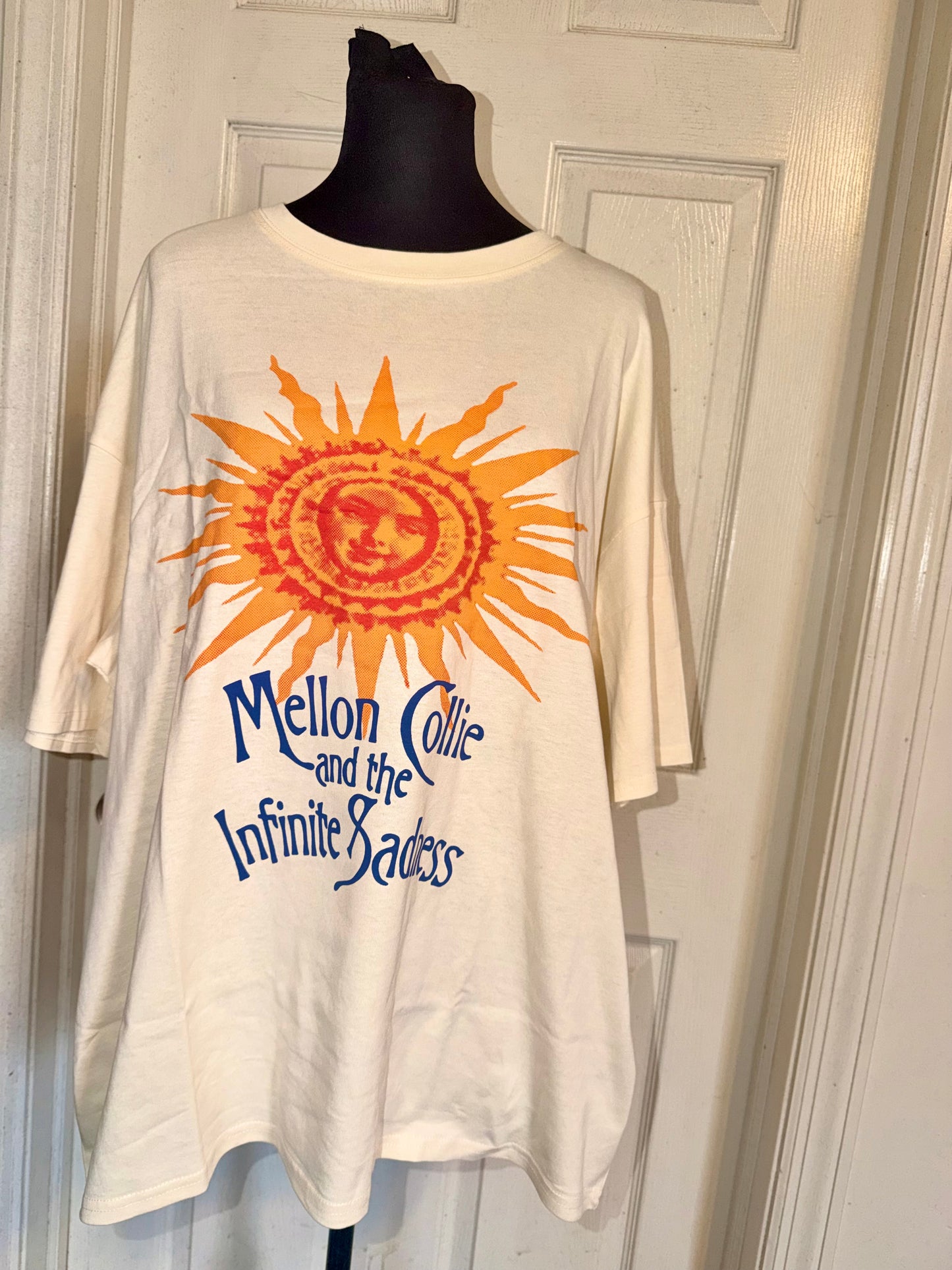 The Smashing Pumpkins Oversized Distressed Tee
