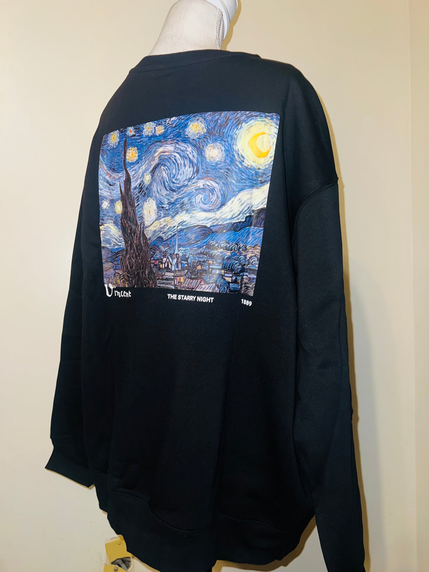 Vincent Van Gogh Double Sided Oversized Distressed Tee