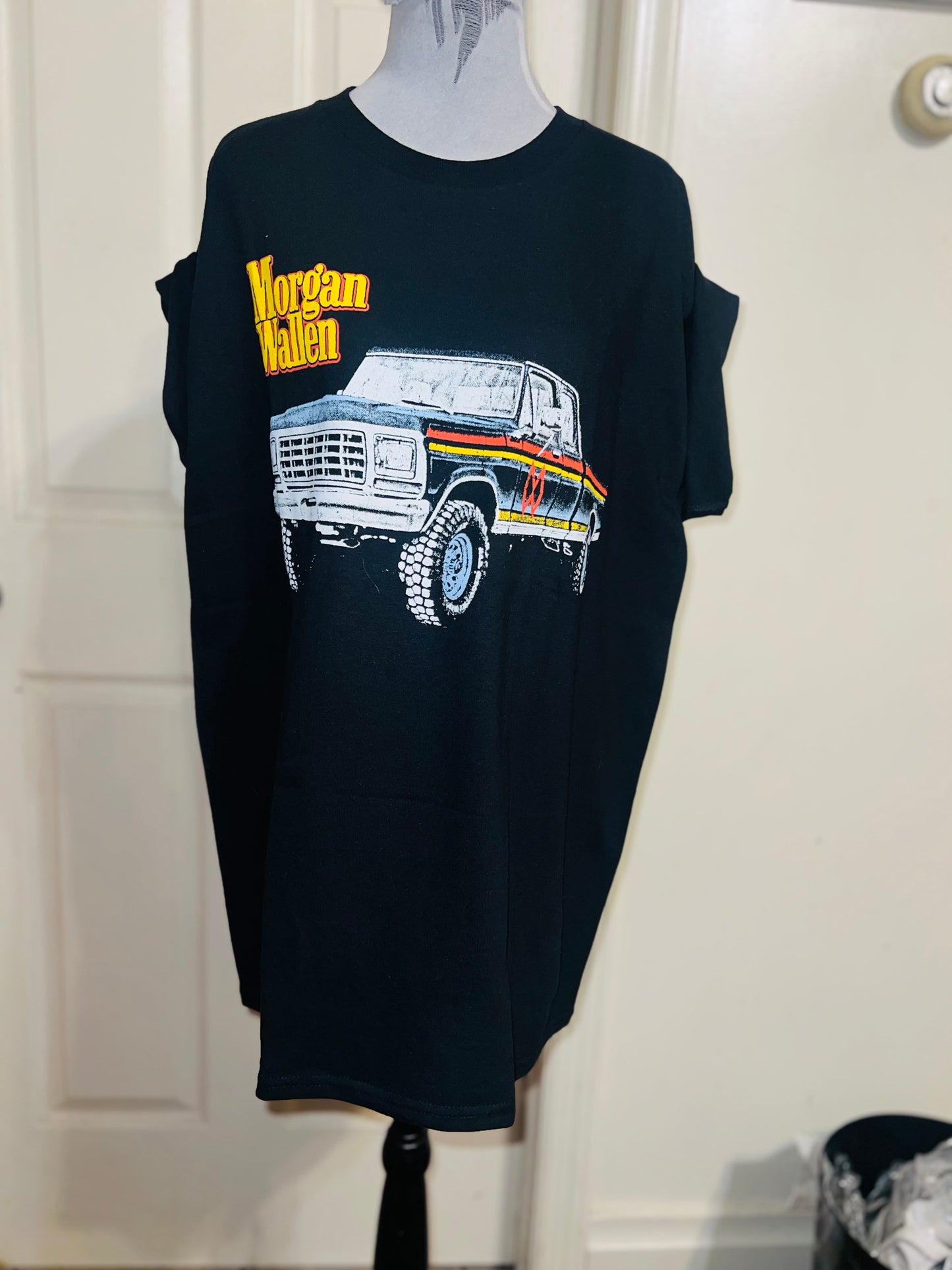 Morgan Wallen Oversized Distressed Tee