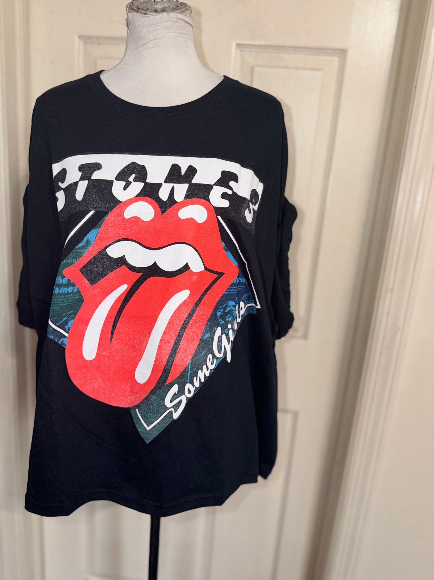 The Rolling Stones Oversized Distressed Tee