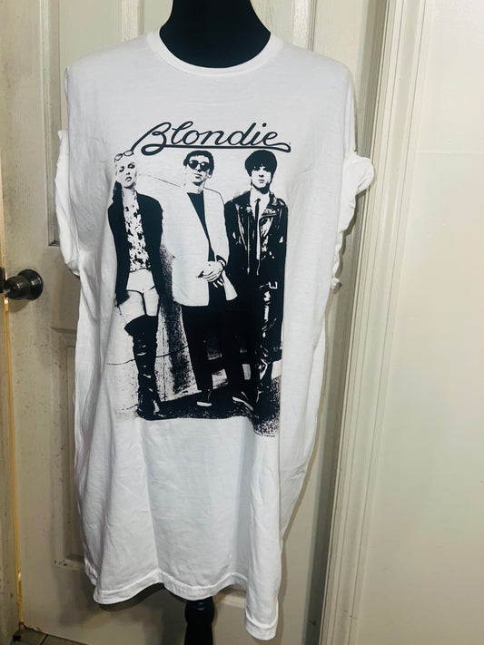 Blondie Oversized Distressed Tee