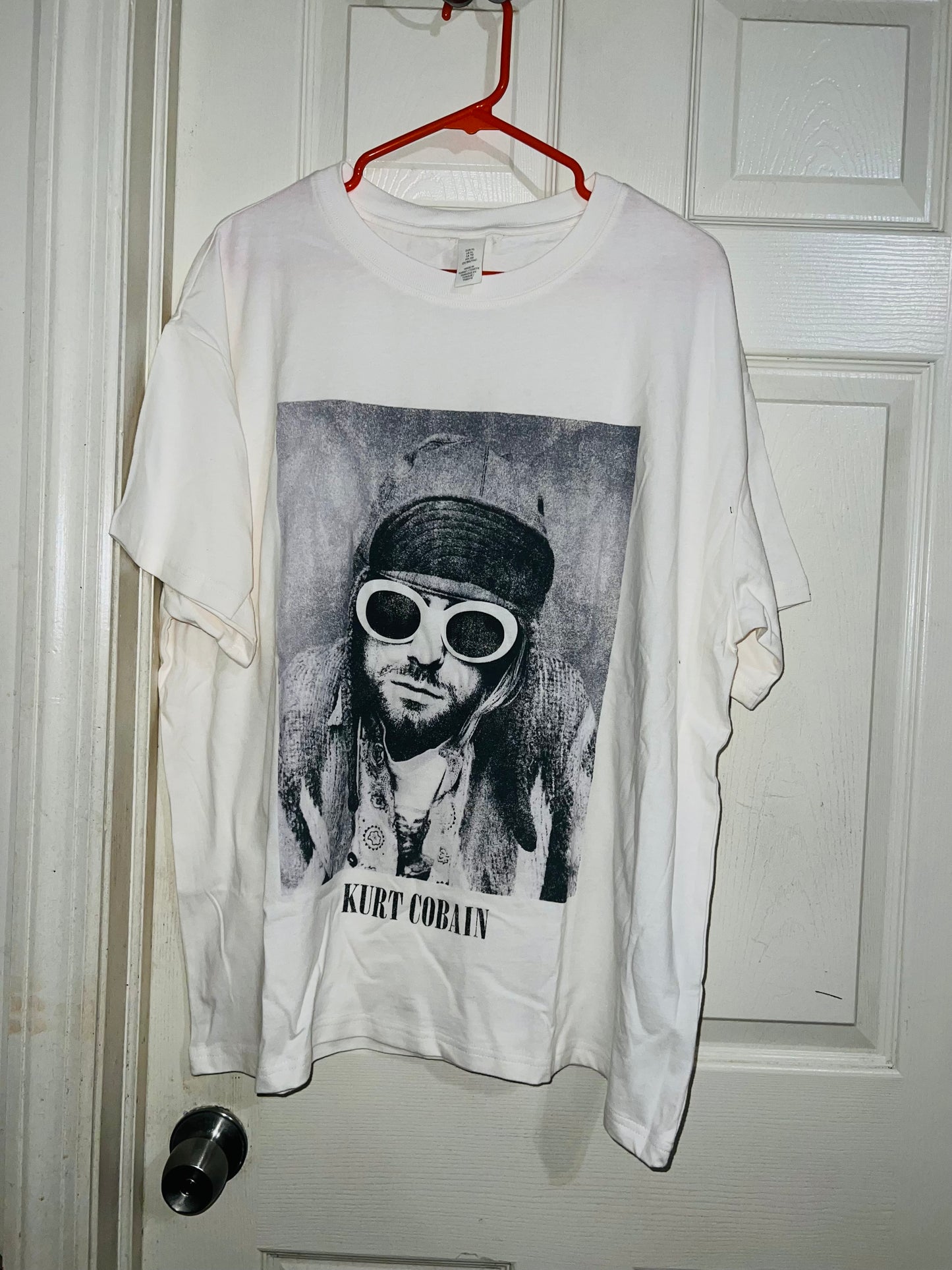 Kurt Cobain Oversized Distressed Tee