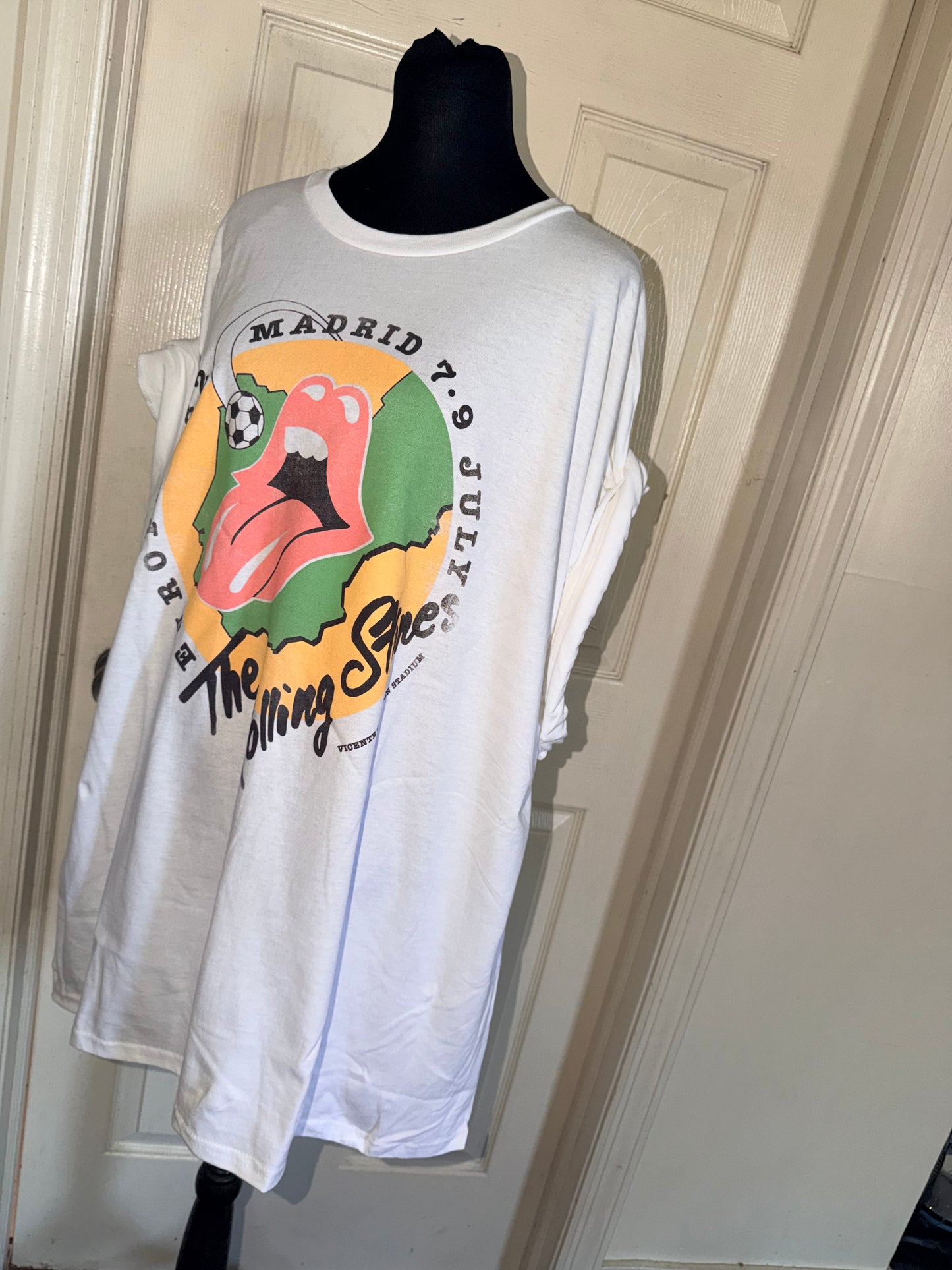 The Rolling Stones Oversized Distressed Tee