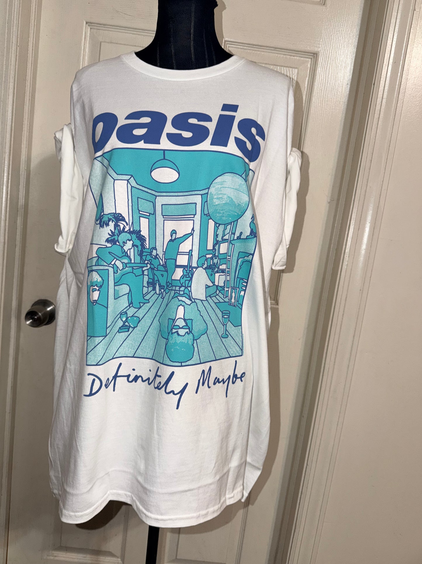Oasis Oversized Distressed Tee