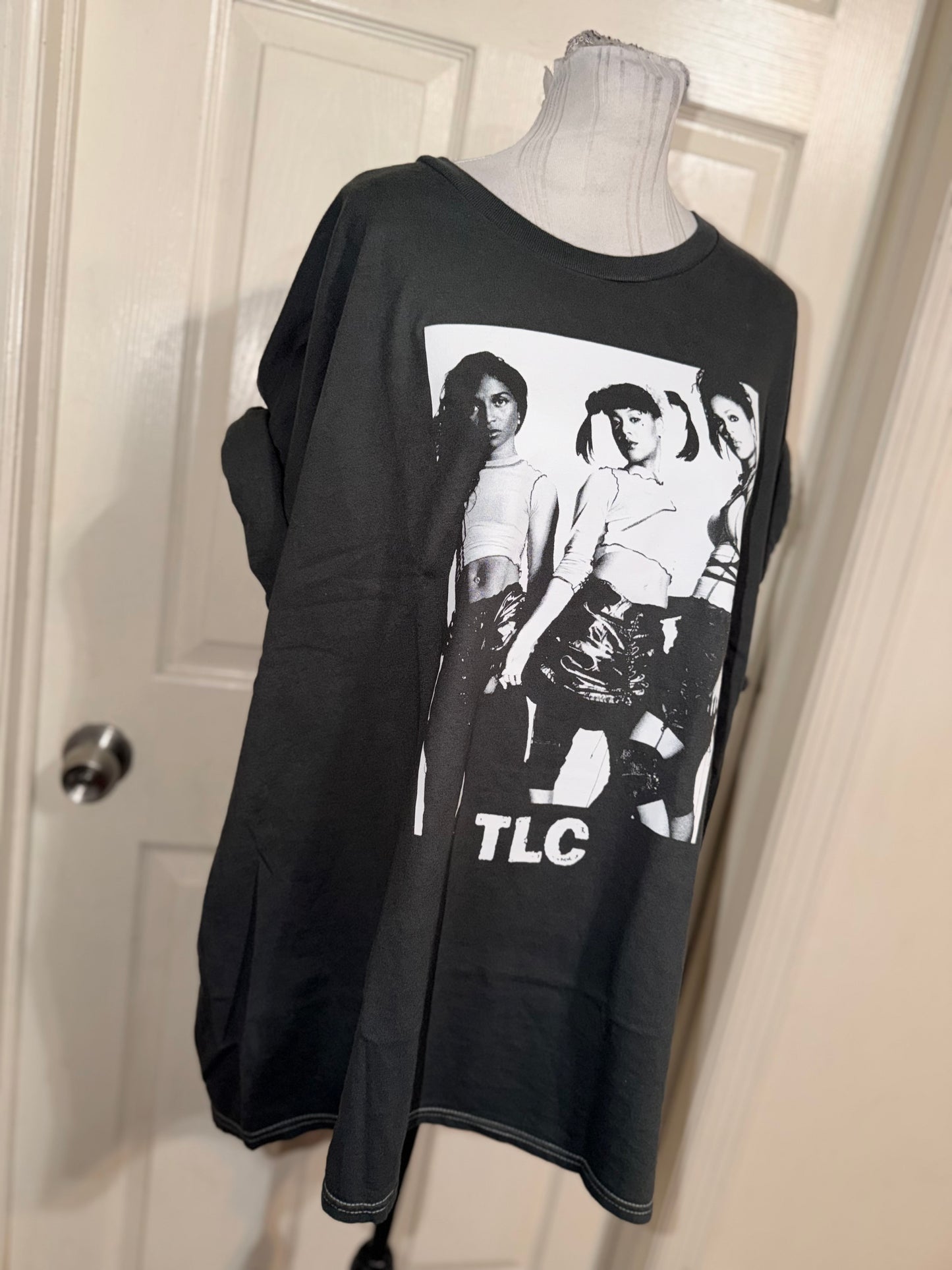 TLC Oversized Distressed Tee