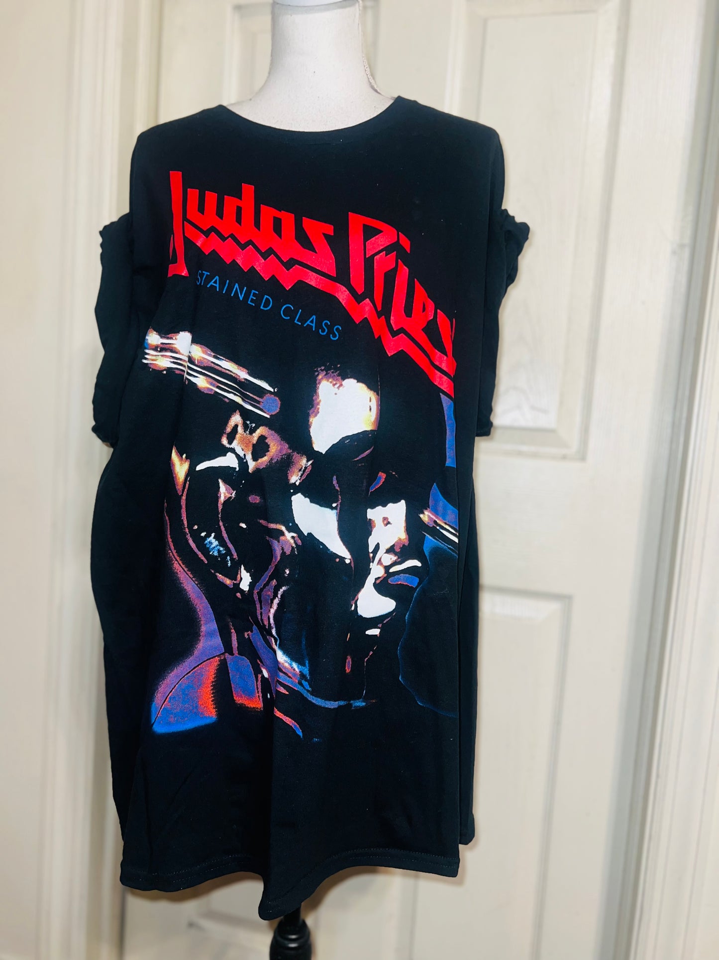 Judas Priest Oversized Distressed Tee