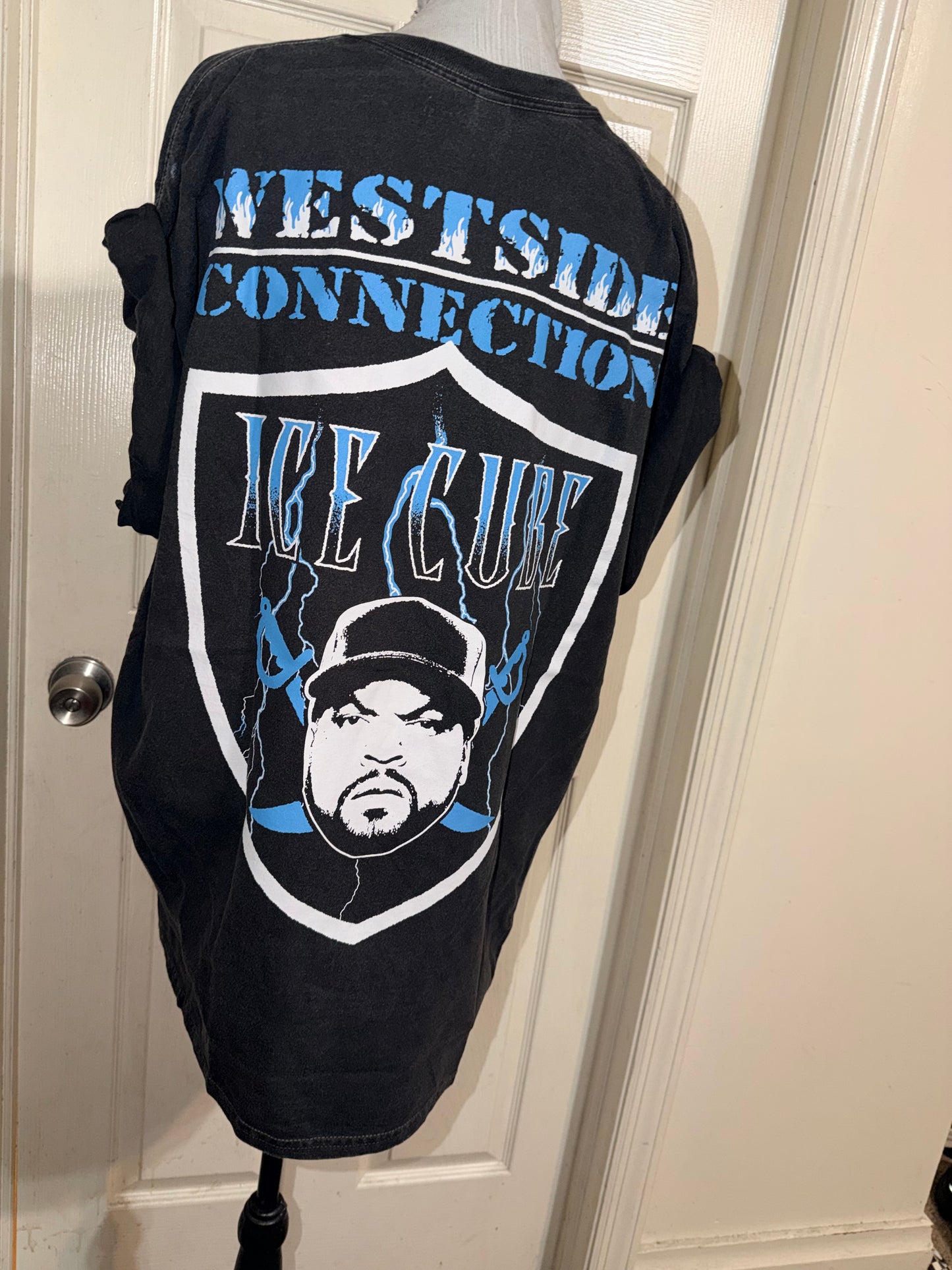 Ice Cube Double Sided Oversized Distressed Tee