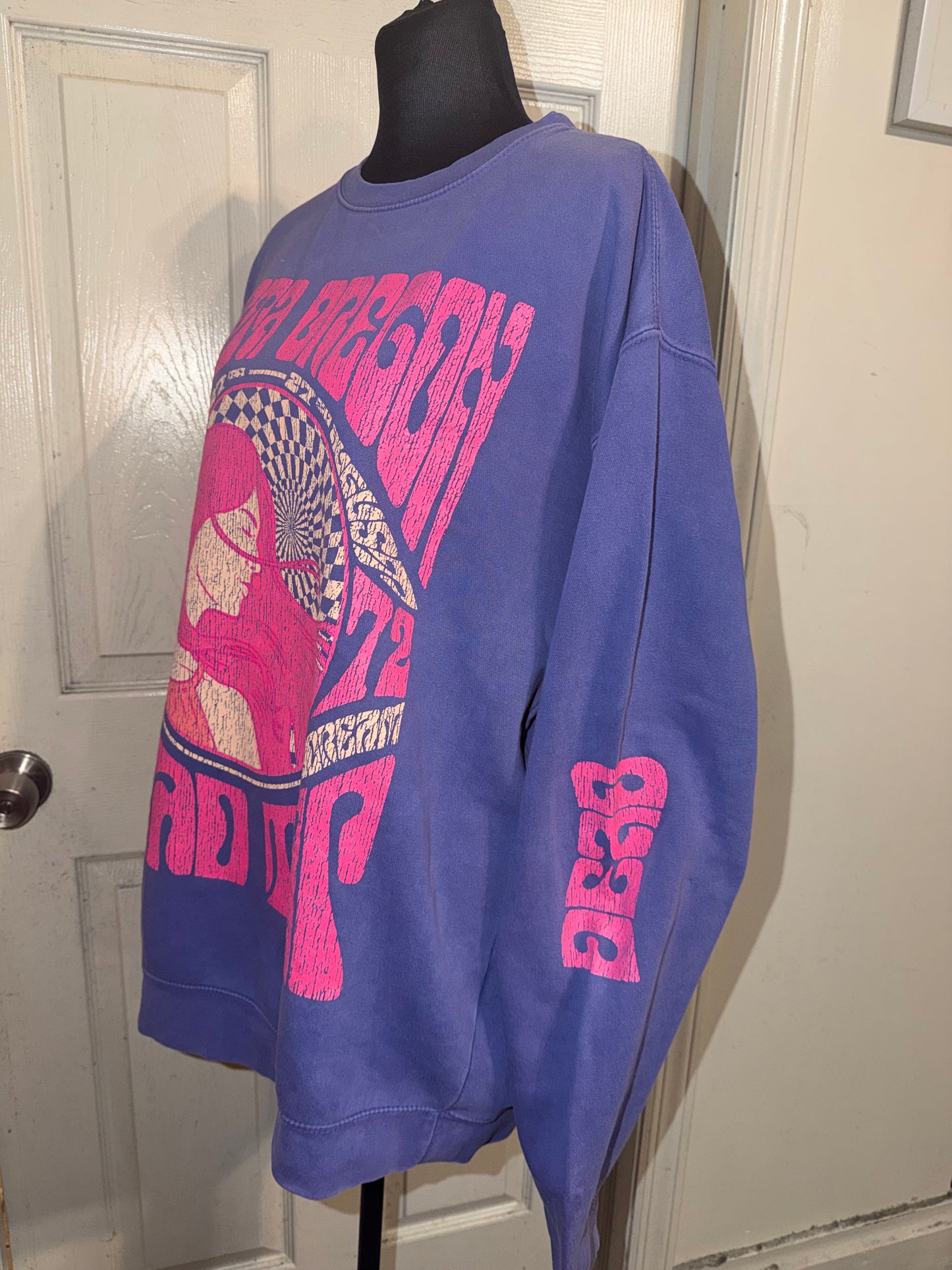 Grateful Dead Oversized Distressed Sweatshirt