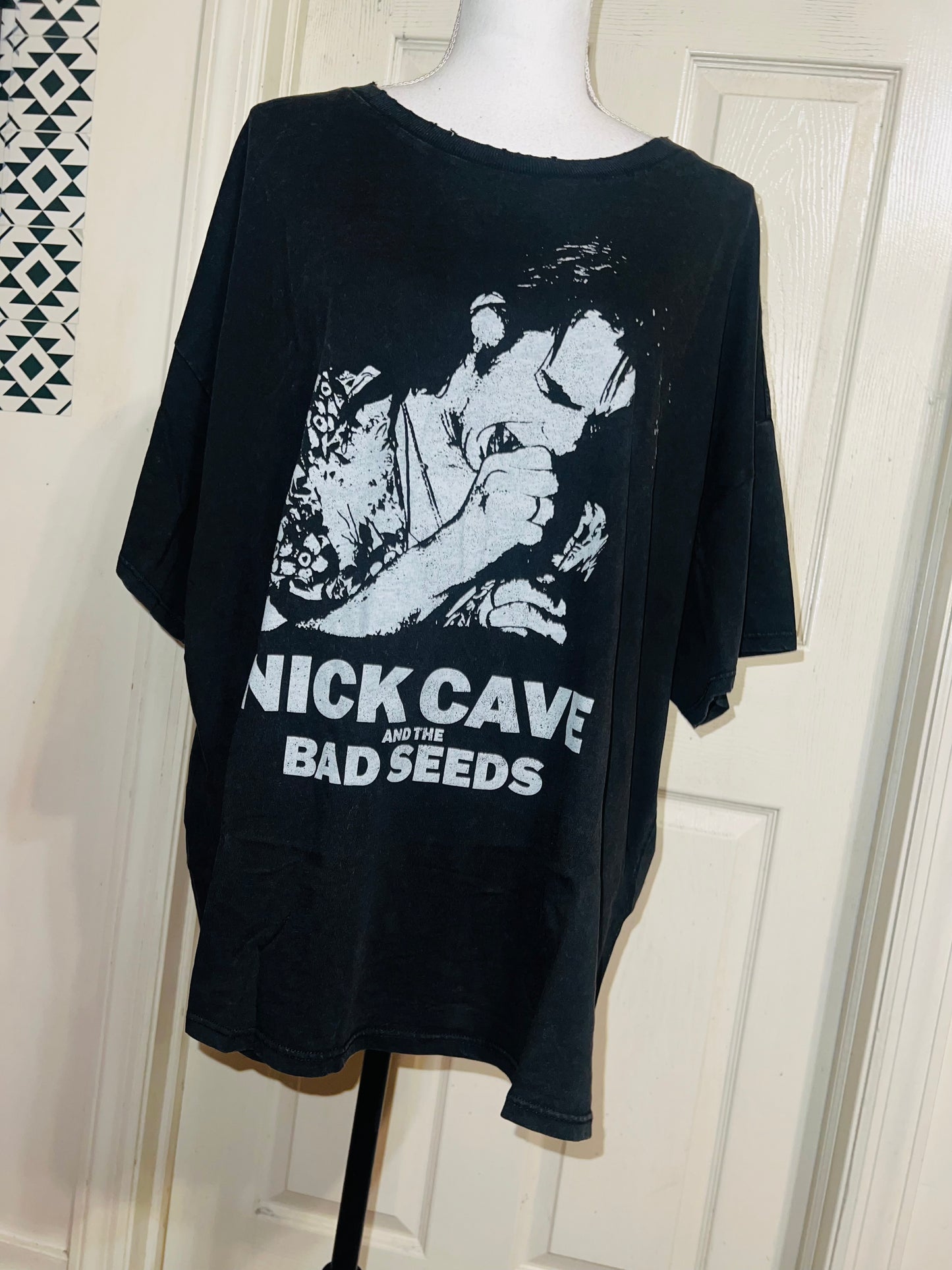 Nick Cave & The Bad Seeds Oversized Distressed Tee