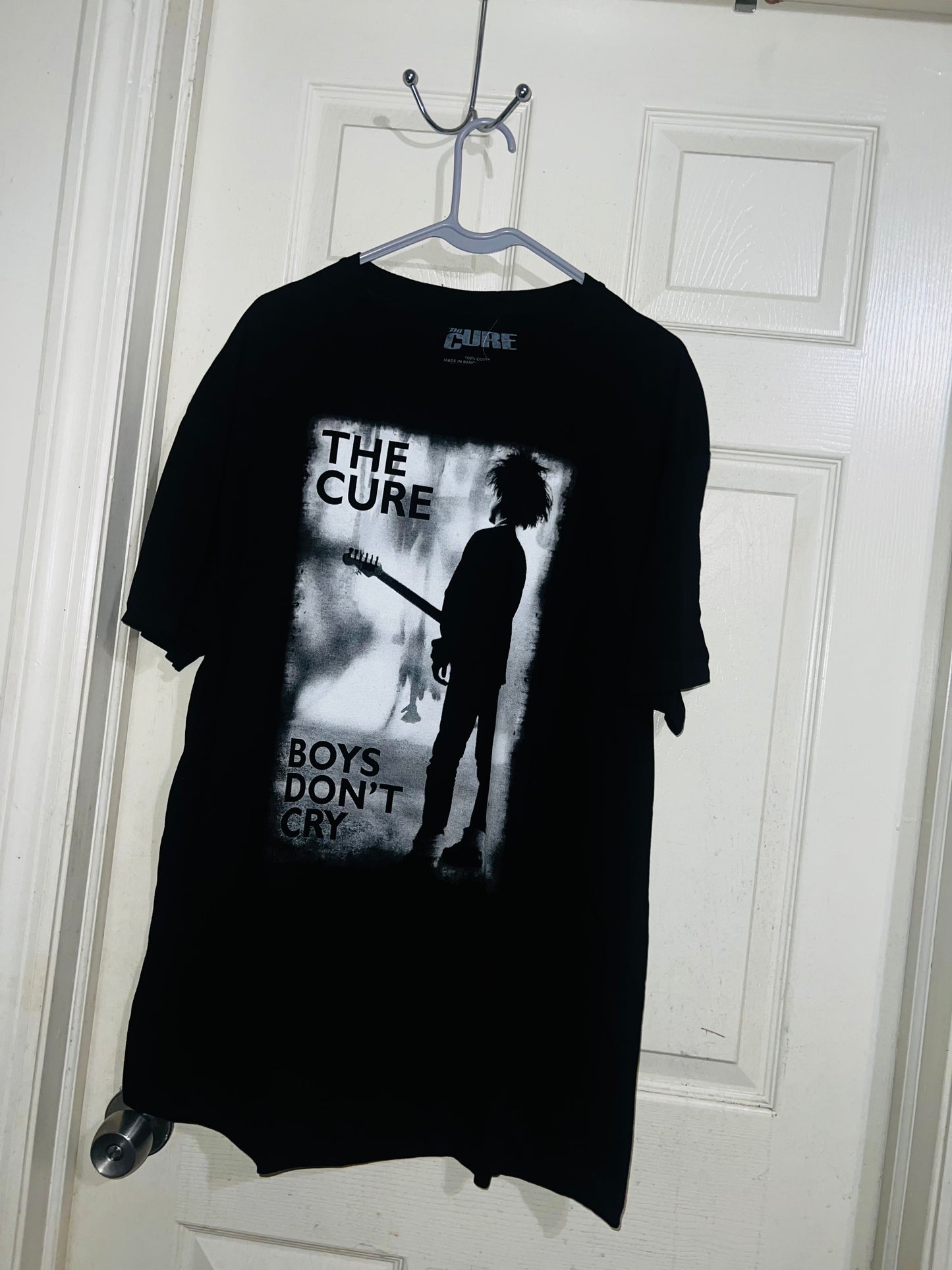 The Cure Boys Don’t Cry Oversized Distressed Tee