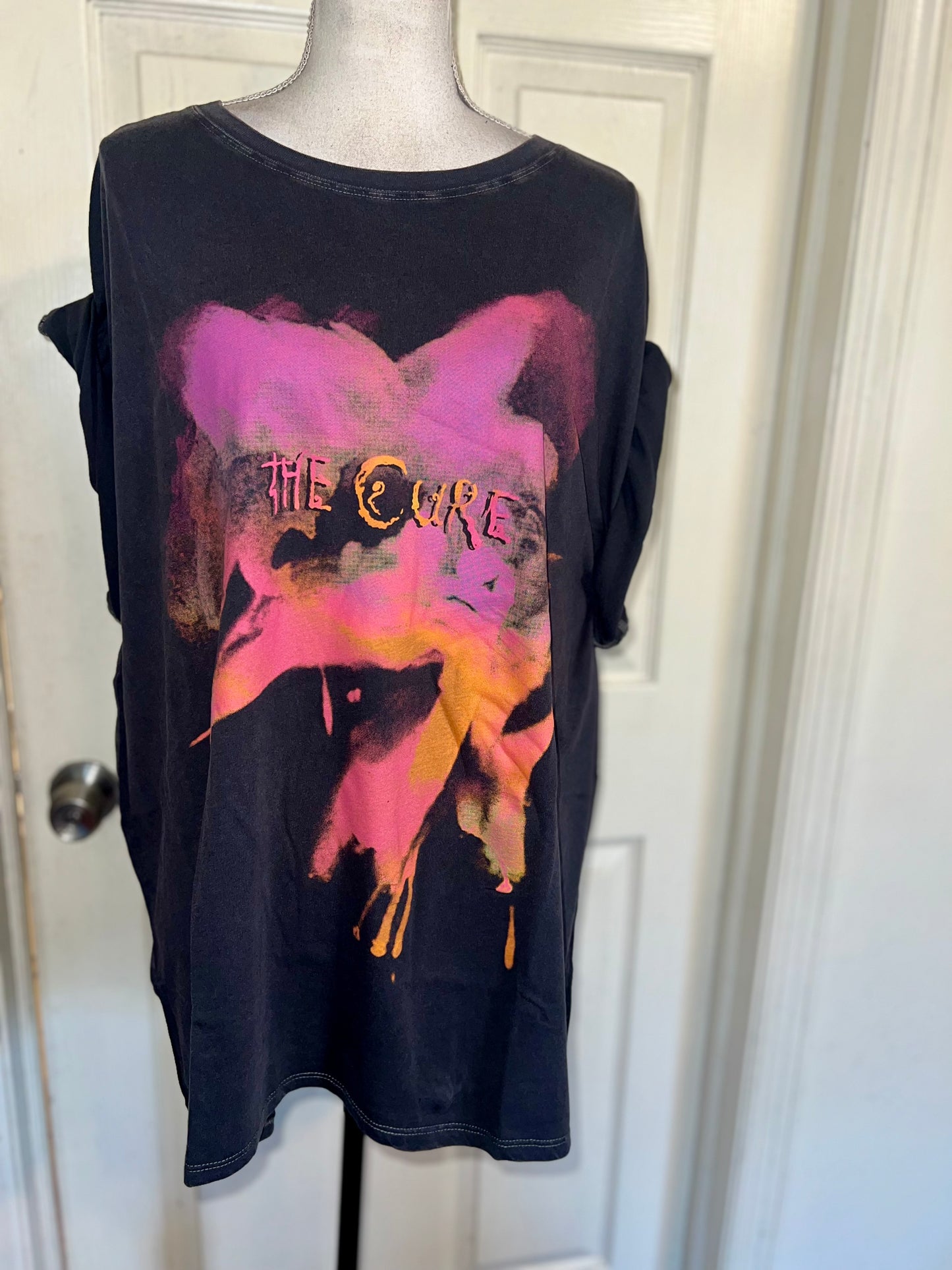 The Cure Oversized Distressed Tee