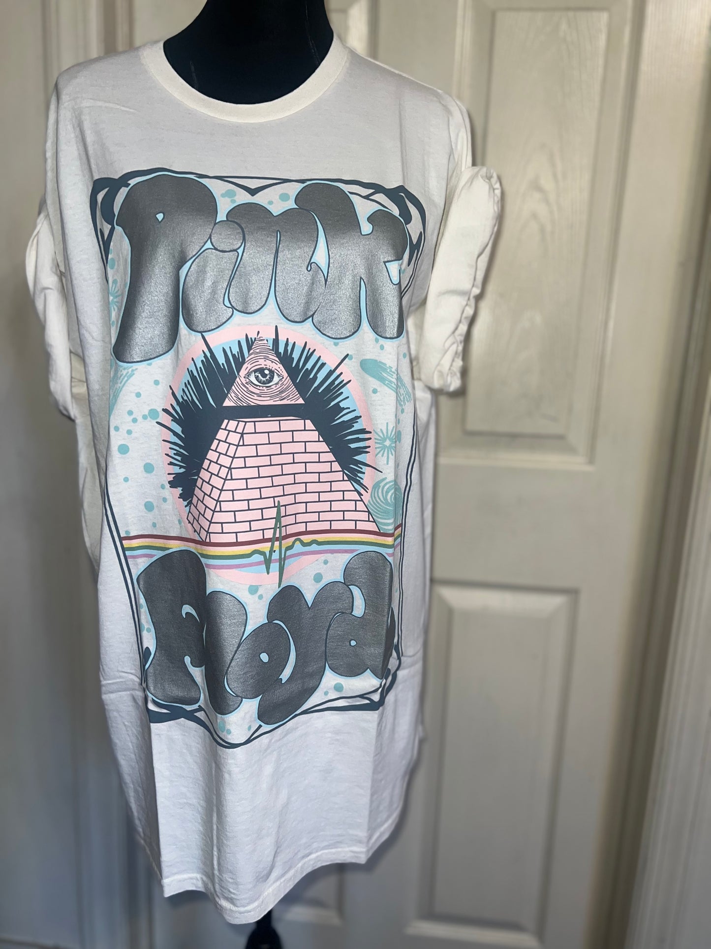 Pink Floyd Oversized Distressed Tee