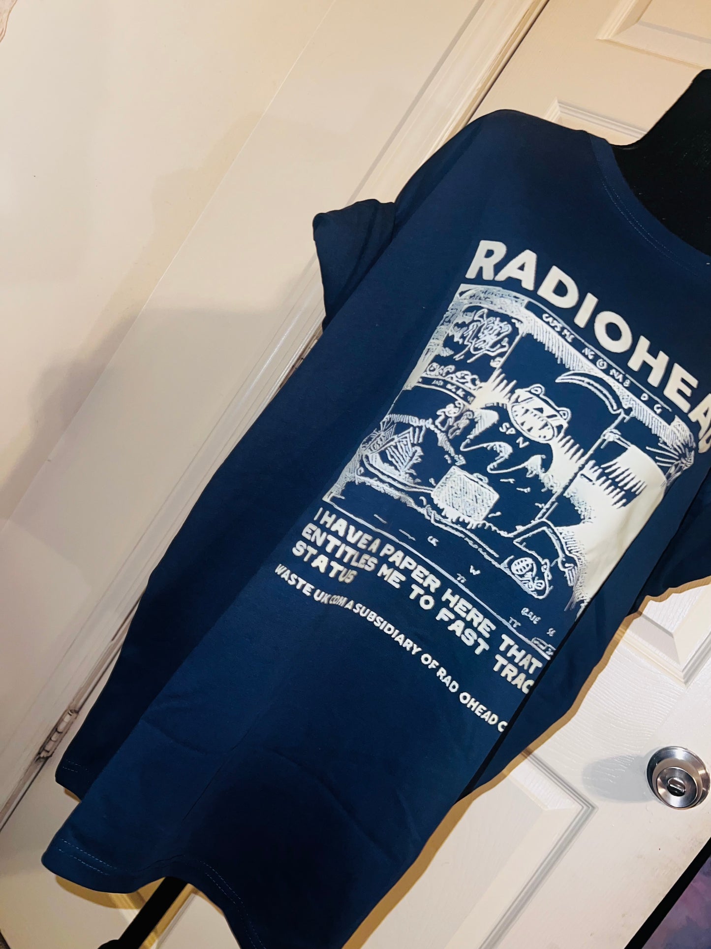 Radiohead Oversized Distressed Tee