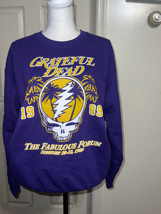 Grateful Dead Oversized Distressed Sweatshirt