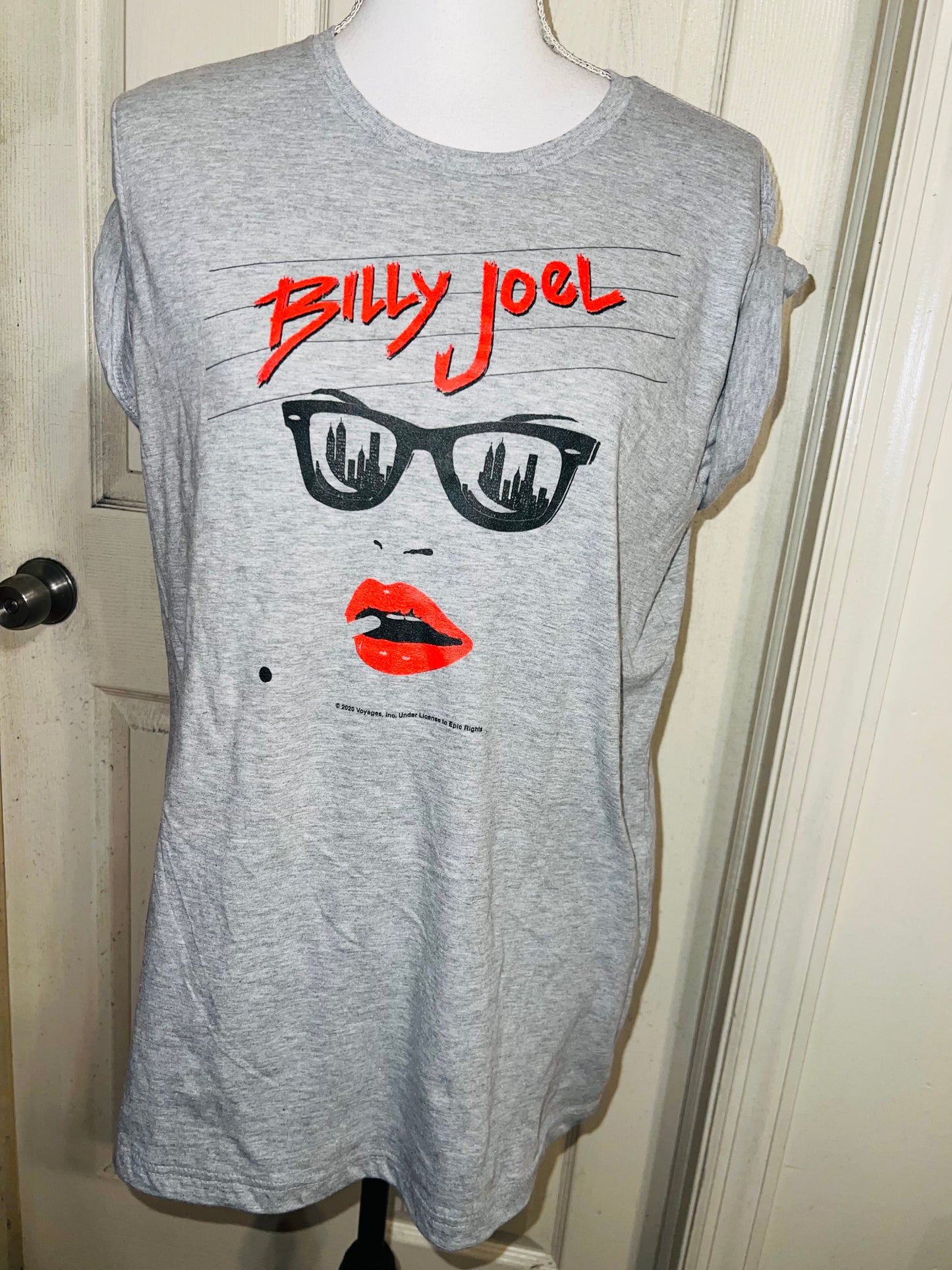 Billy Joel Oversized Distressed Tee