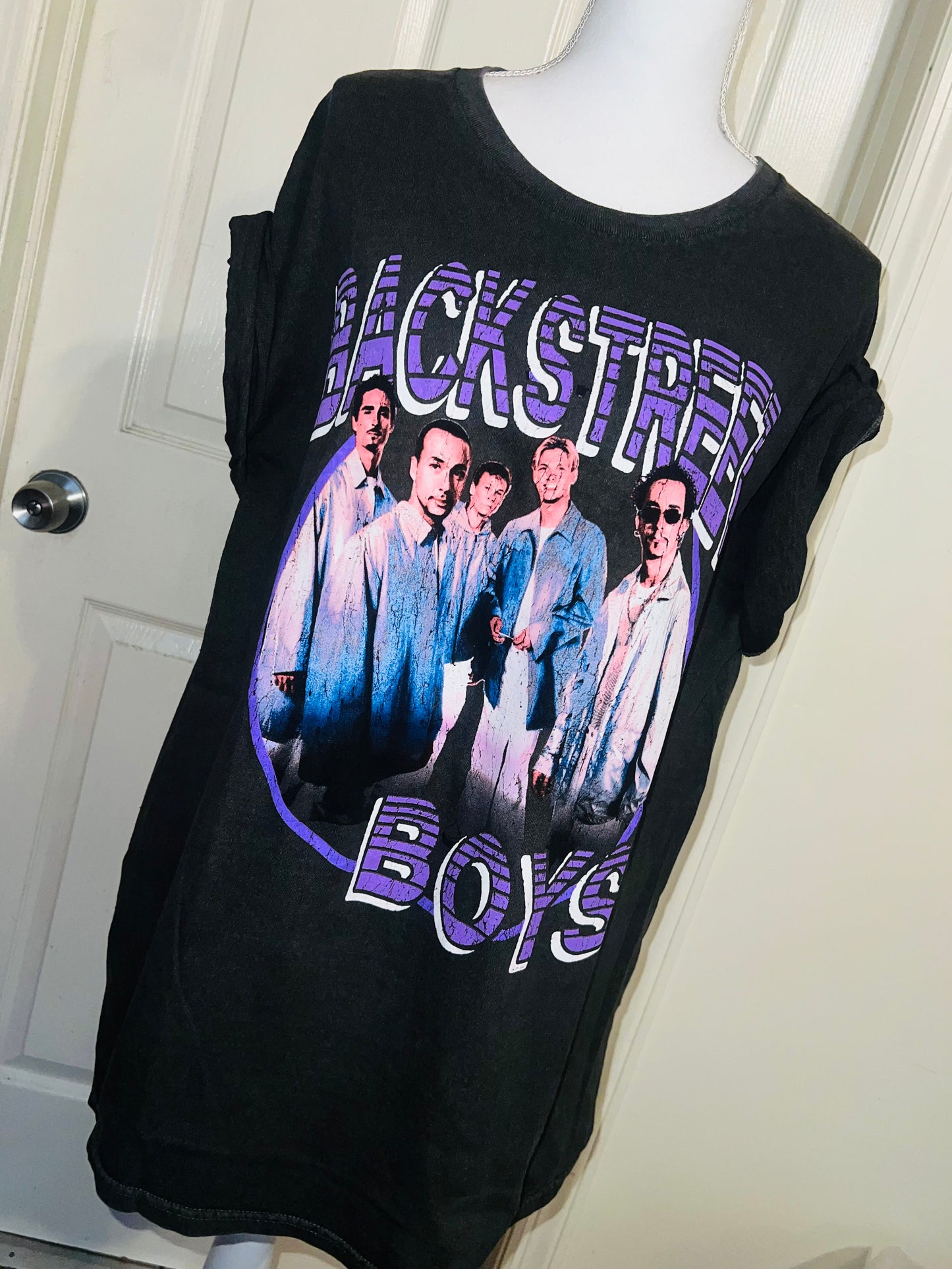 Backstreet Boys Oversized Distressed Tee