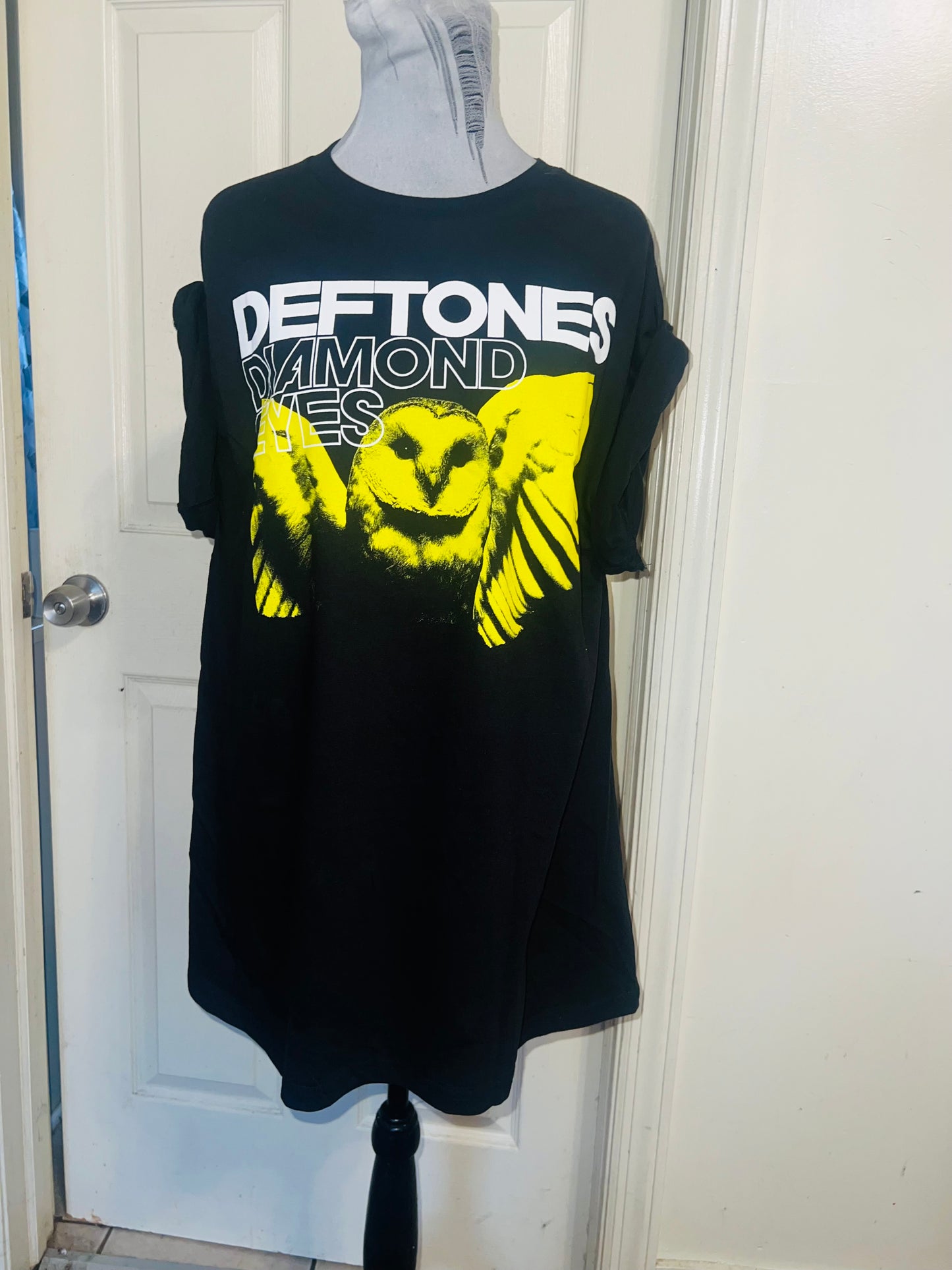 Deftones Oversized Distressed Tee