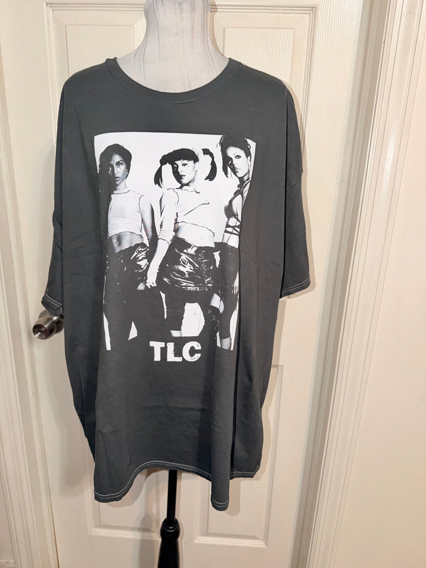 TLC Oversized Distressed Tee
