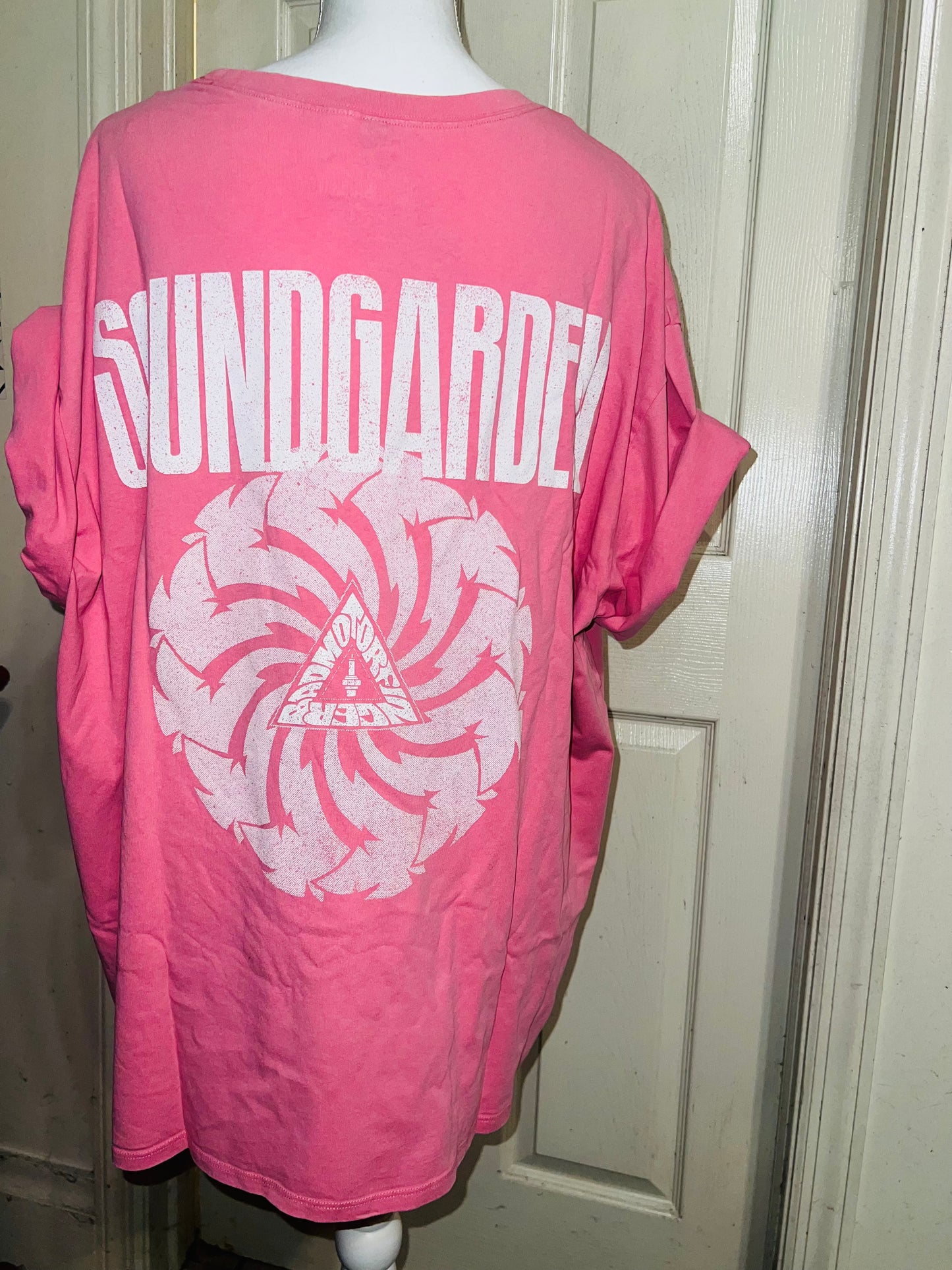 Soundgarden Double Sided Oversized Distressed Tee