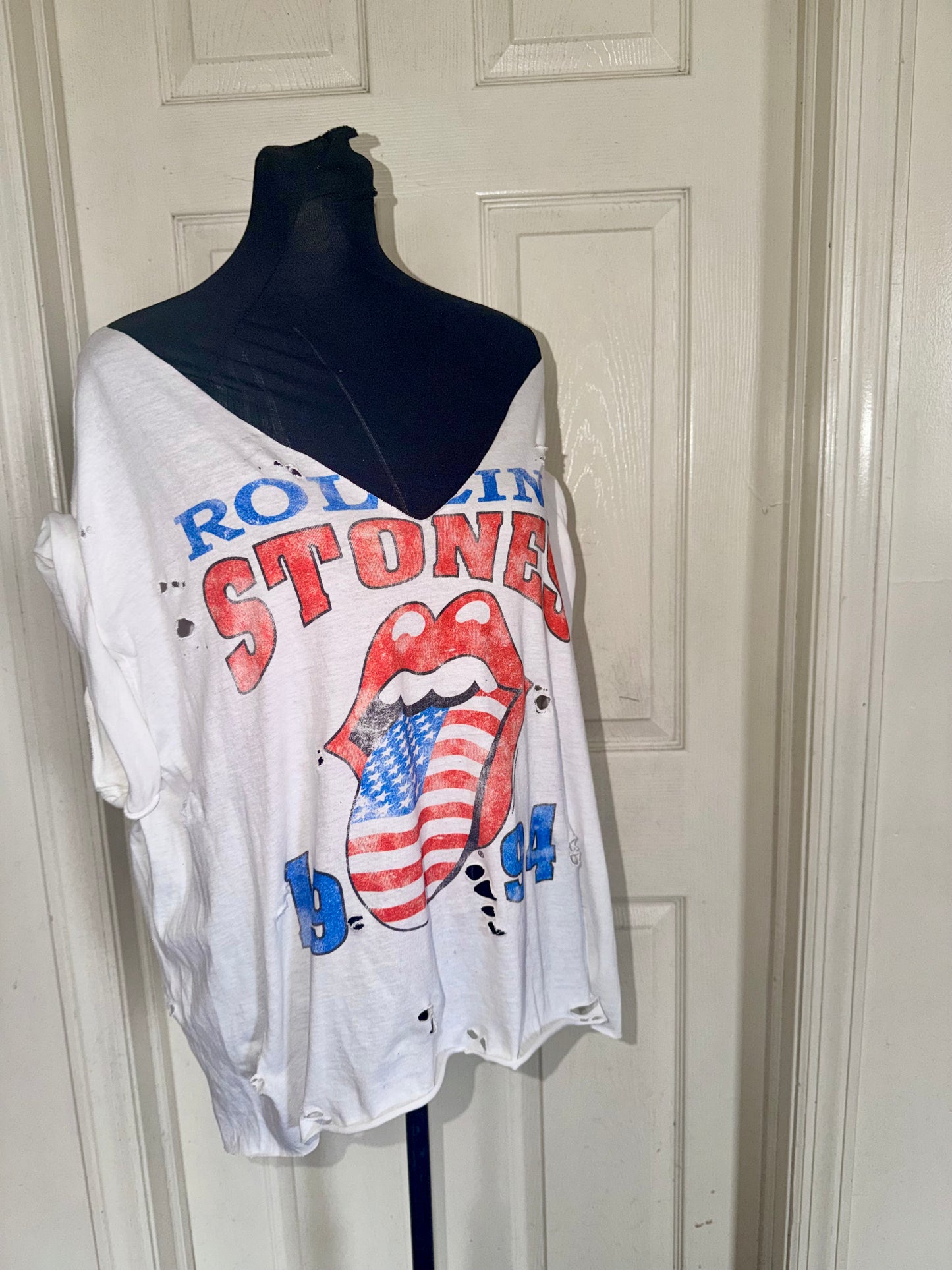 The Rolling Stones Open Back Bow Tee (as is)