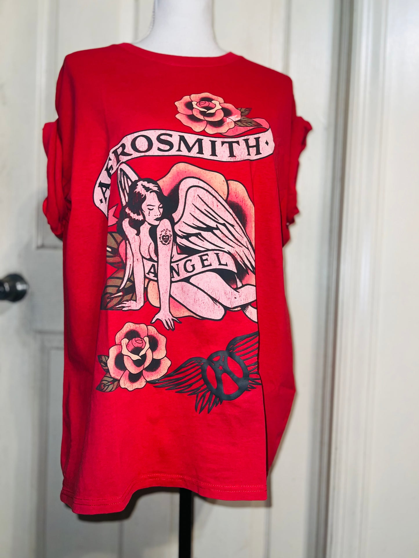 Aerosmith Oversized Distressed Tee