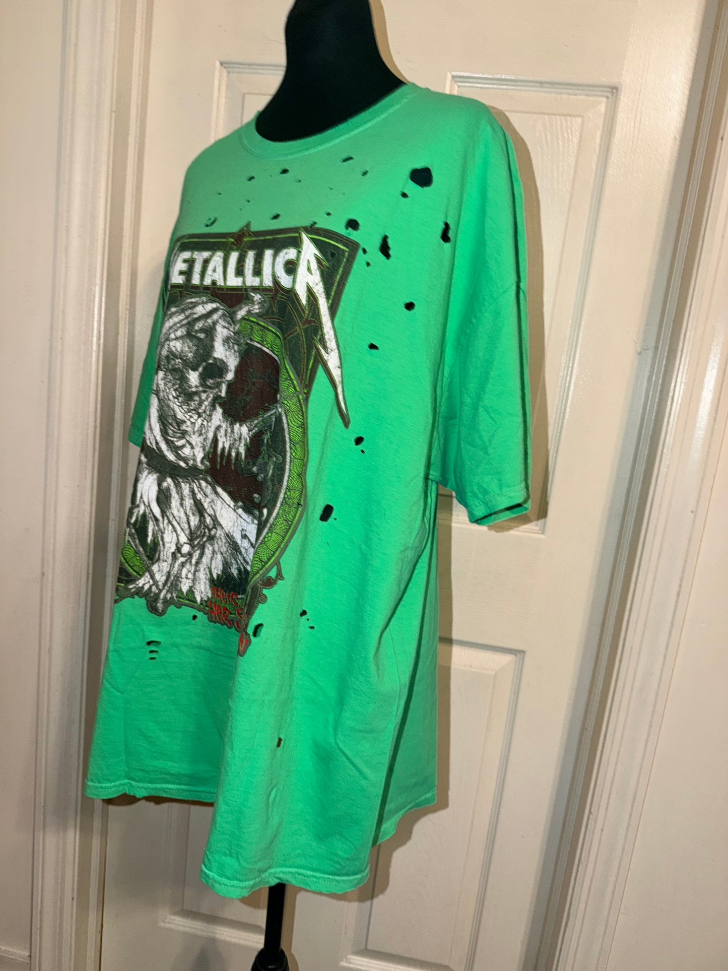 Metallica Oversized Distressed Tee