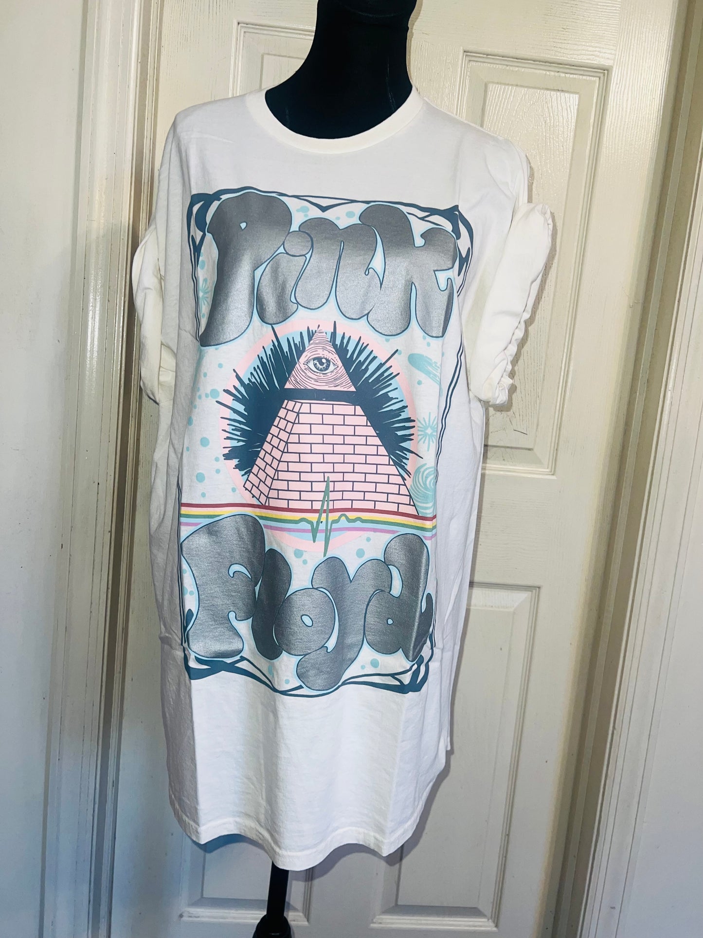 Pink Floyd Oversized Distressed Tee