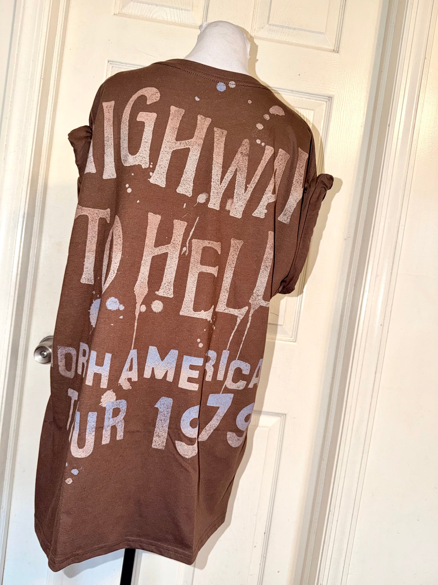AC/DC Double Sides Oversized Tee