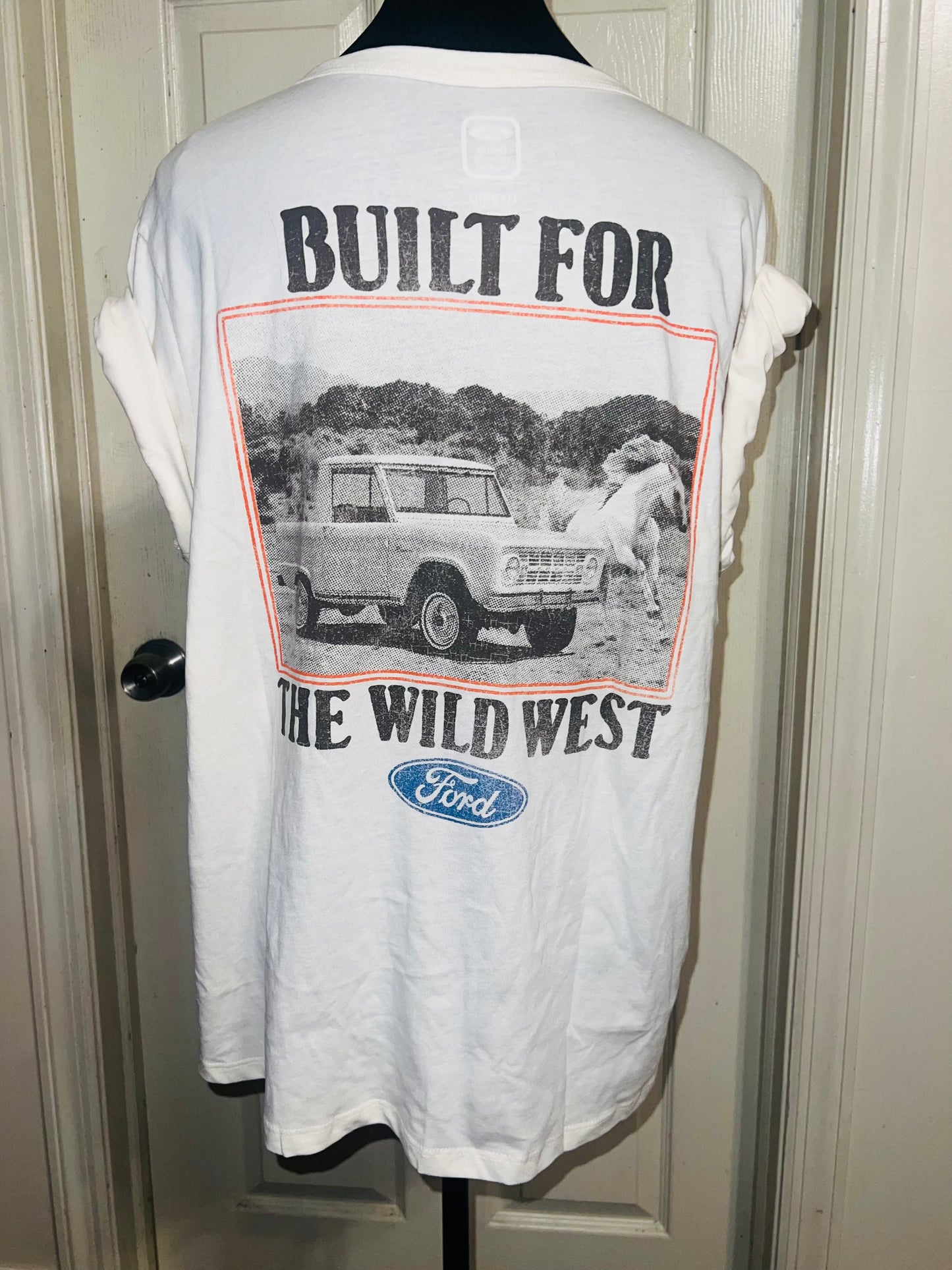 Ford Bronco Wild West Double Sided Distressed Tee