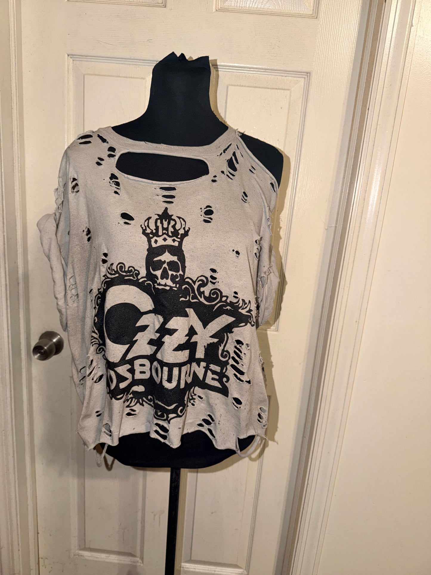 Ozzy Osbourne Oversized Distressed Tee (As Is)