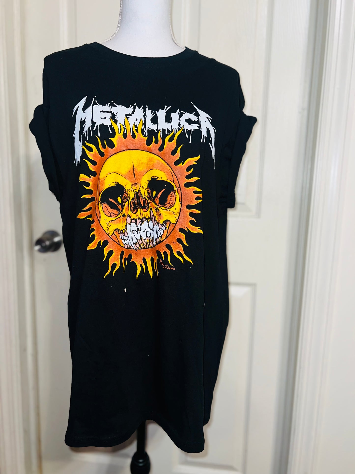 Metallica Oversized Distressed Tee