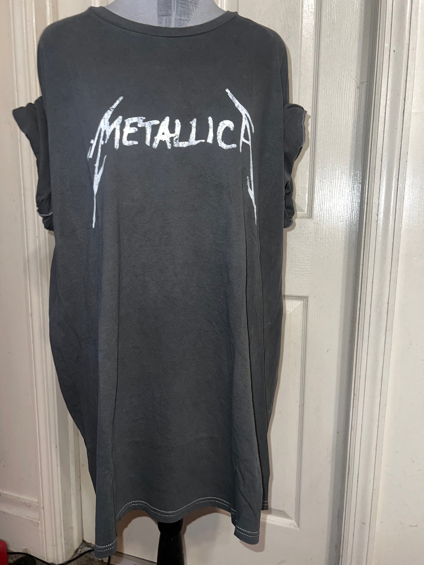 Metallica Double Sided Oversized Distressed Tee