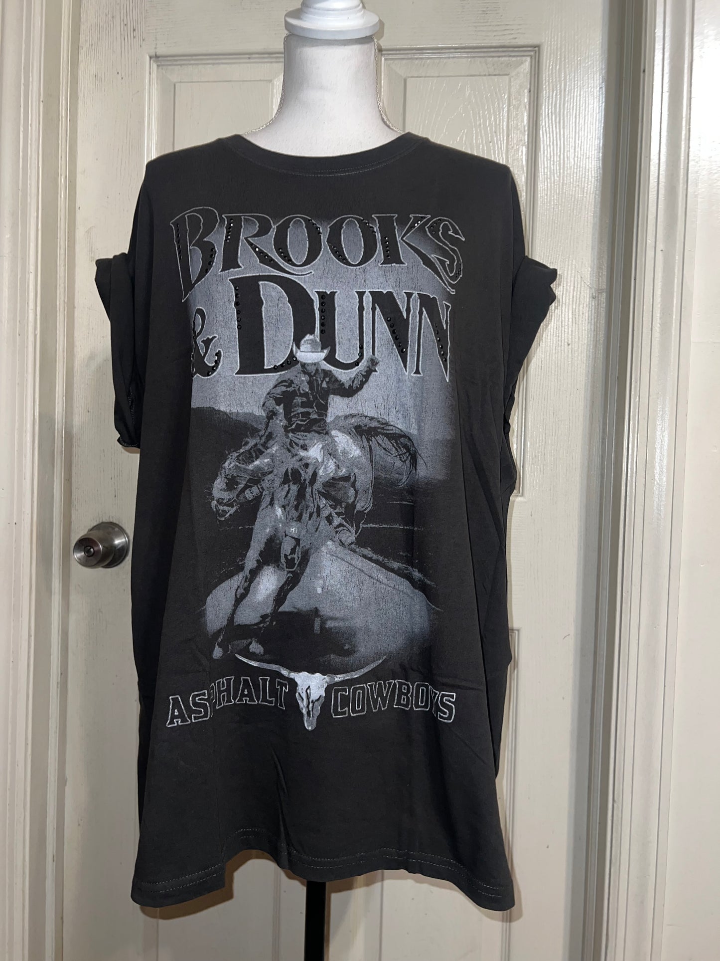 Brooks & Dunn Oversized Distressed Tee