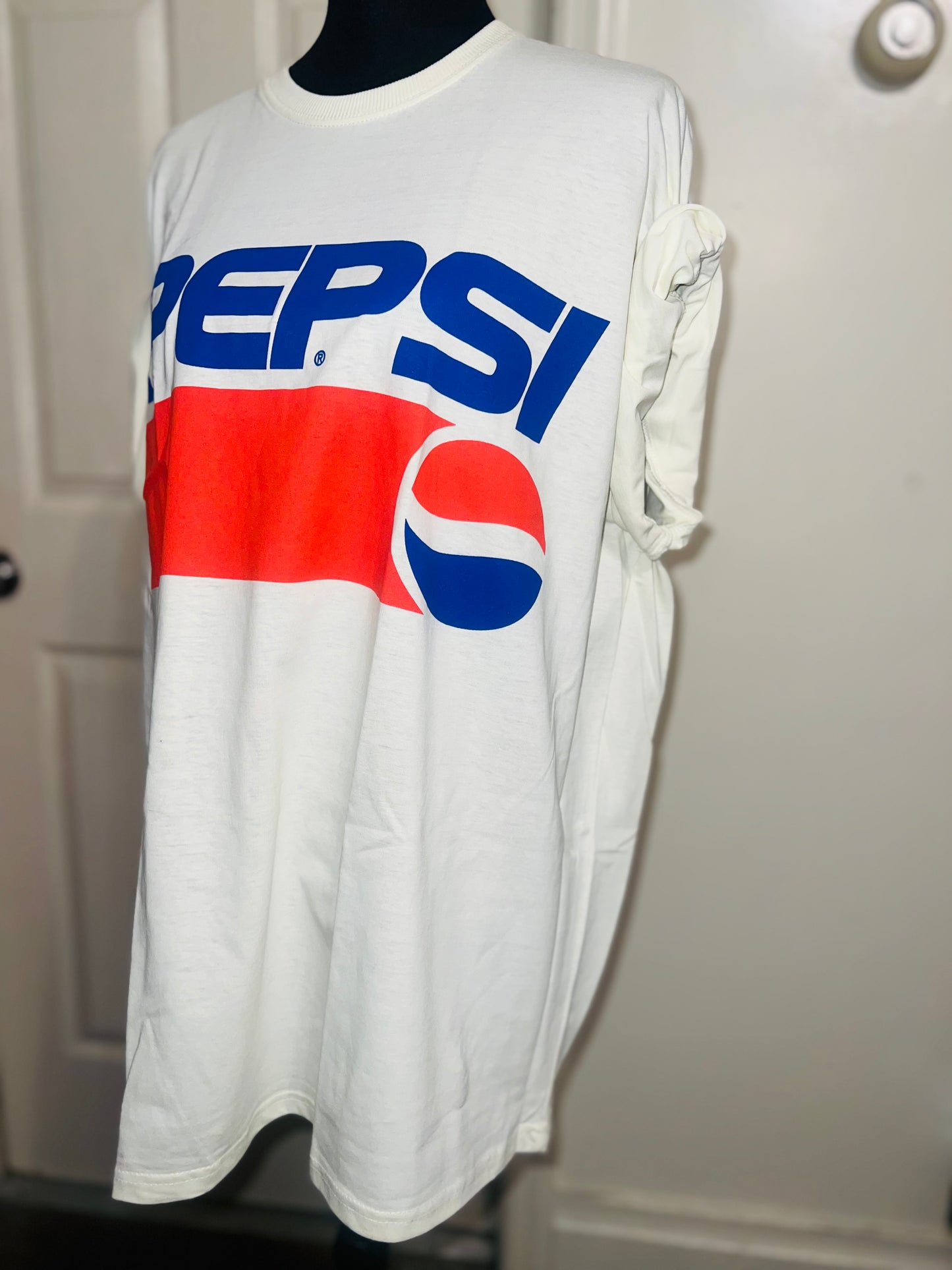 Pepsi Double Sided Oversized Distressed Tee