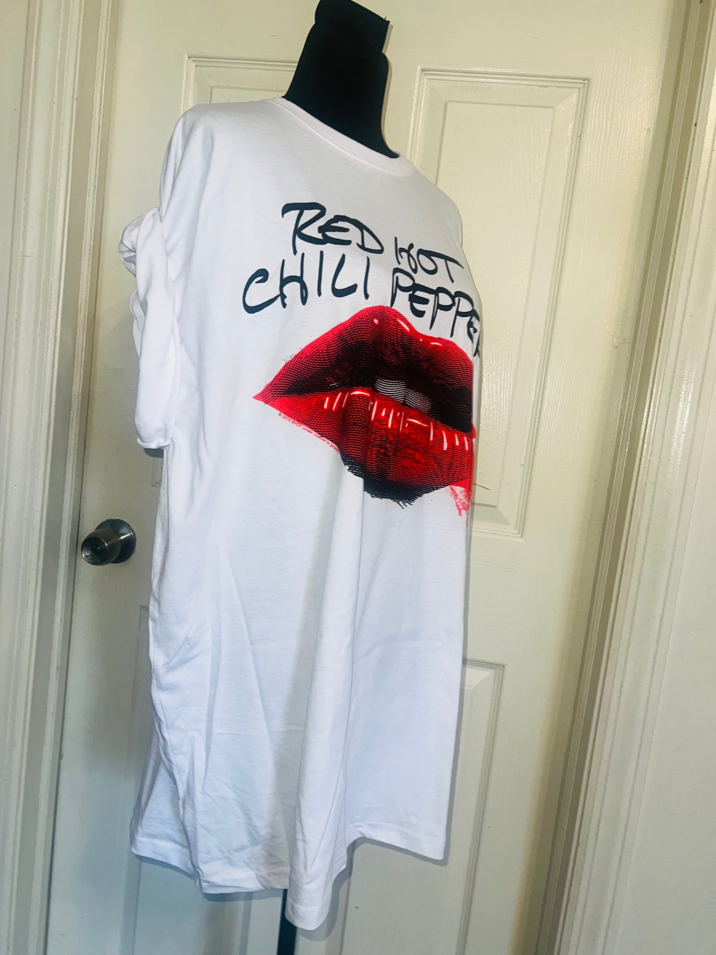 Red Hot Chili Peppers Oversized Distressed Tee
