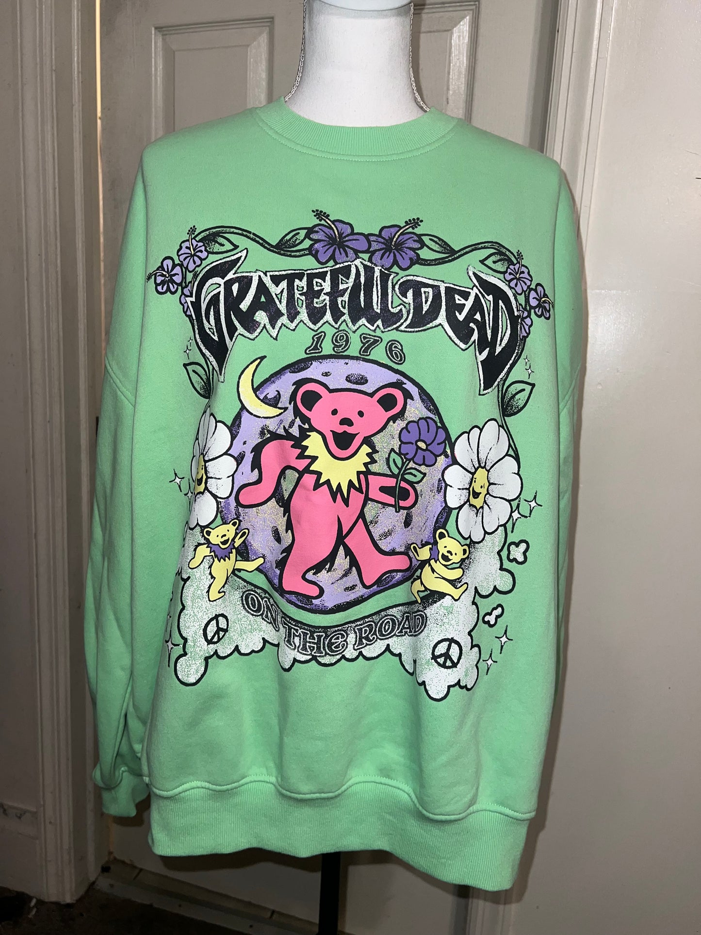 Grateful Dead Oversized Distressed Sweatshirt