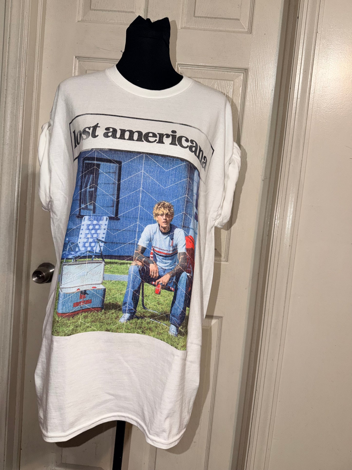 Machine Gun Kelly Oversized Distressed Tee