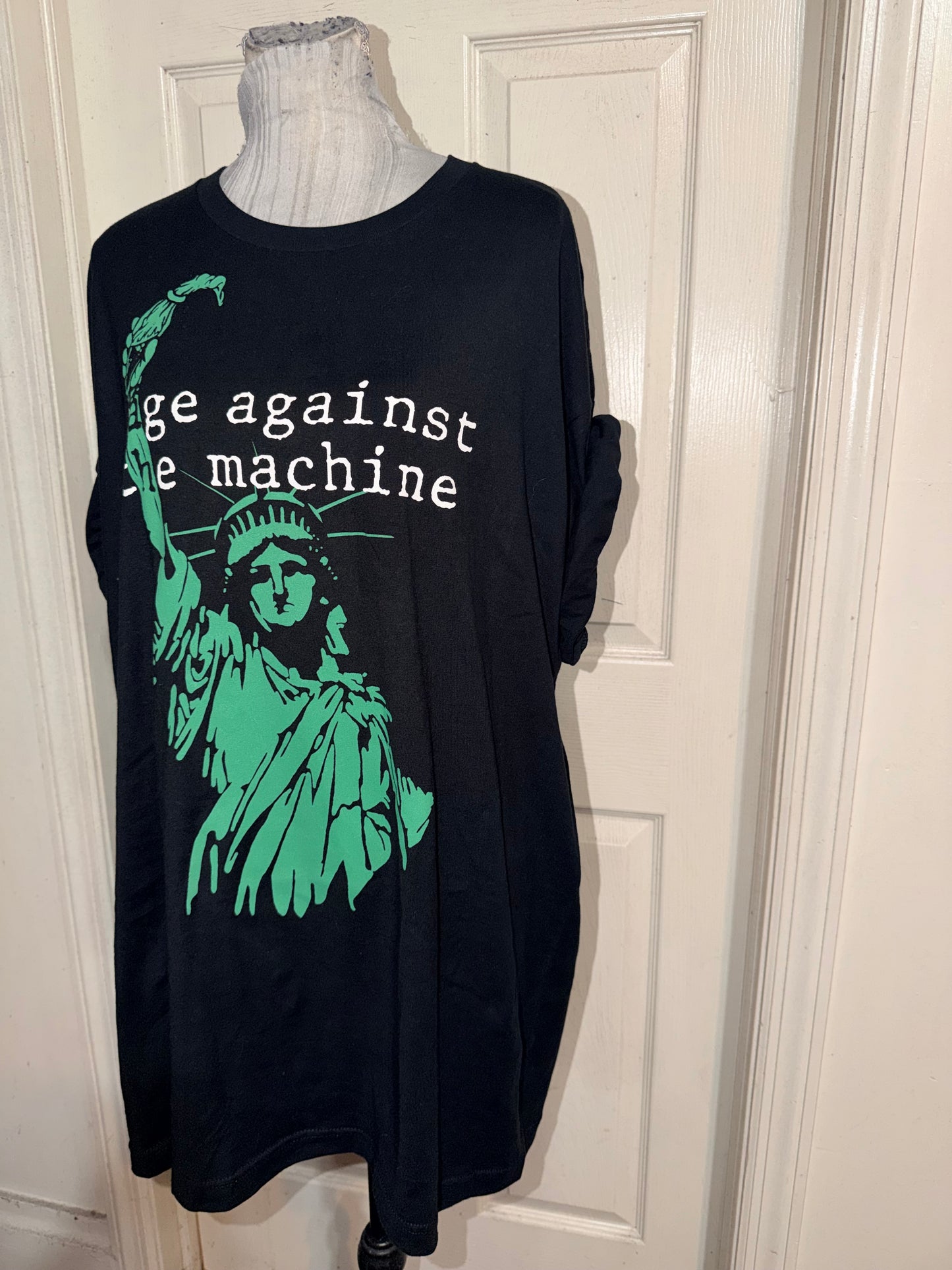 Rage Against the Machine Oversized Distressed Tee