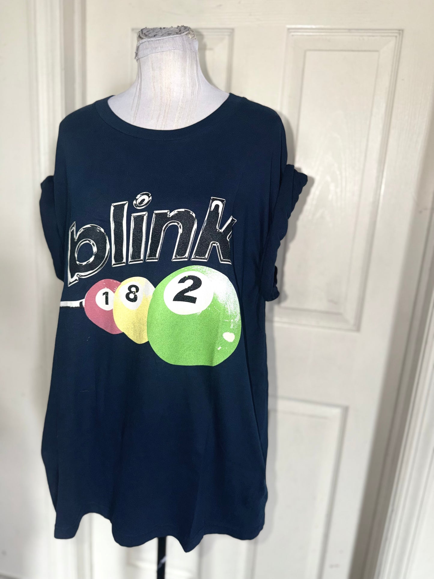 Blink-182 Oversized Distressed Tee