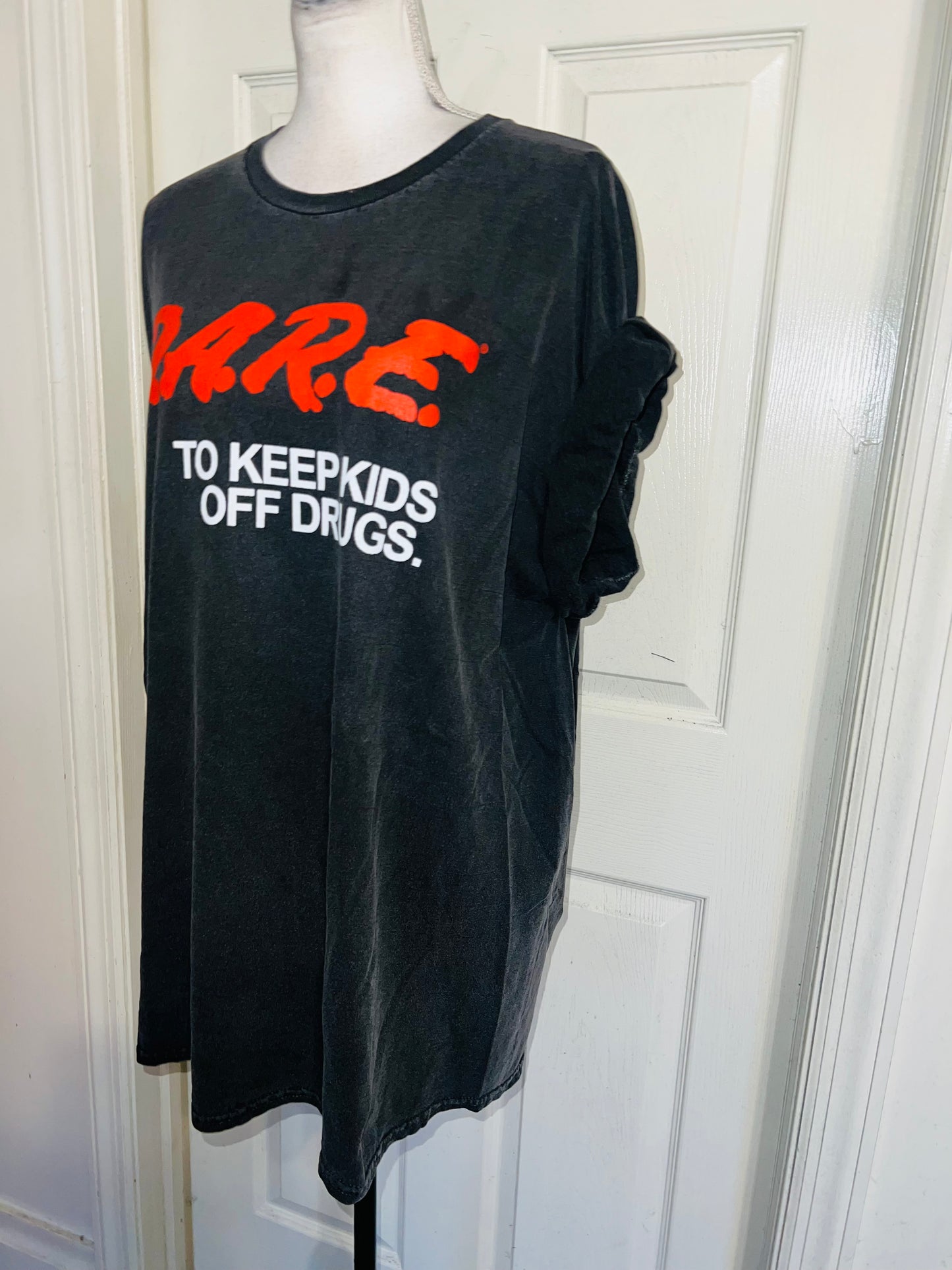 D.A.R.E. Oversized Distressed Tee