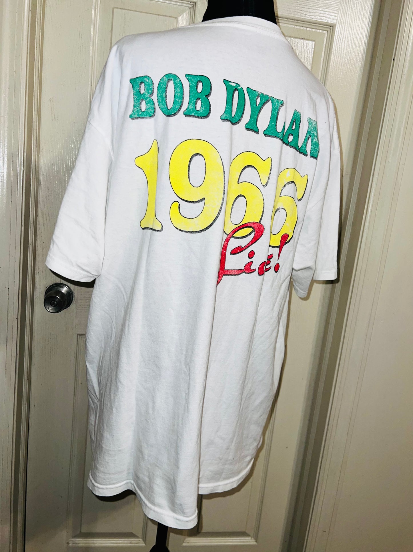 Bob Dylan Double Sided Oversized Distressed Tee