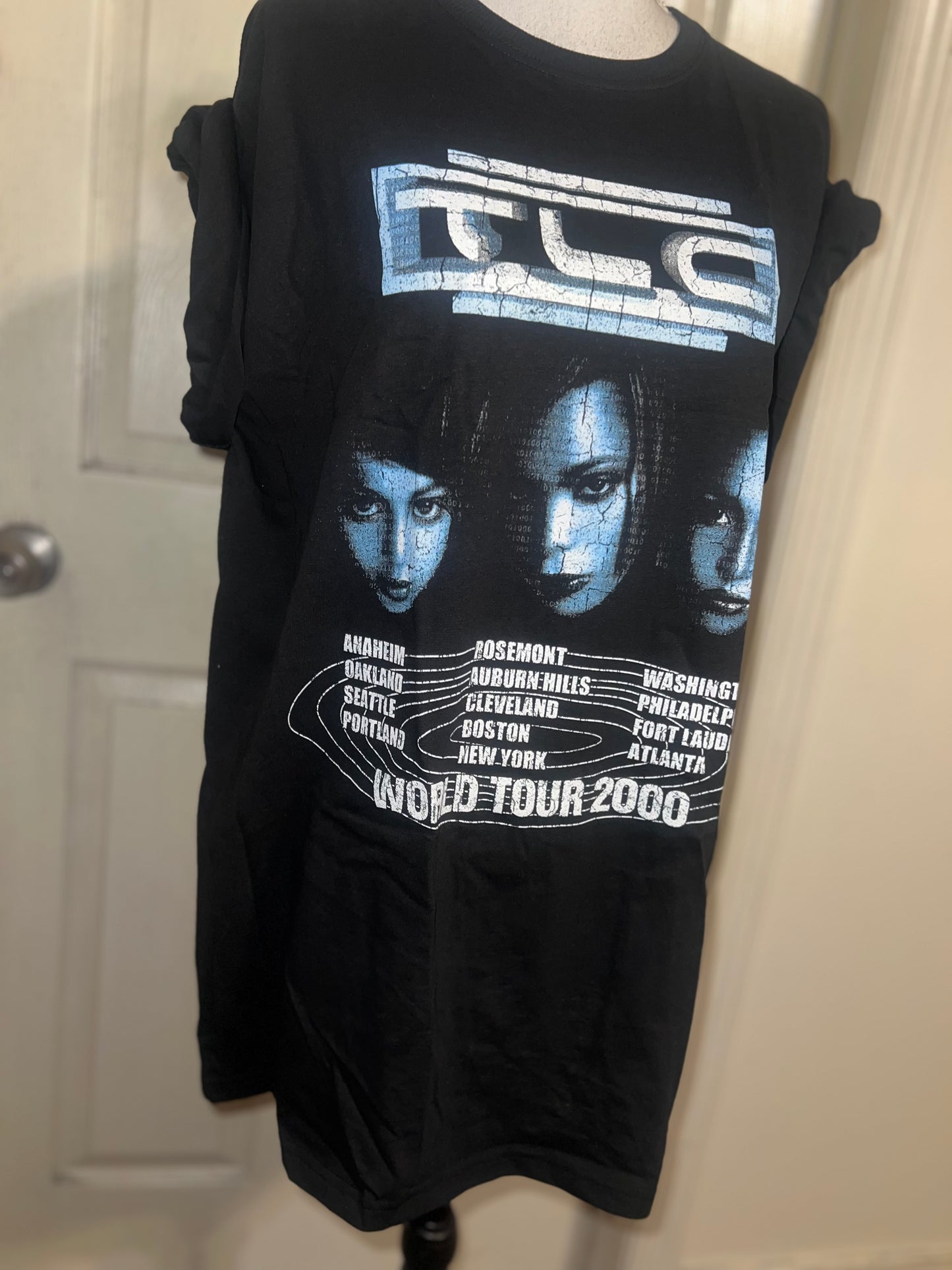 TLC Oversized Distressed Tee