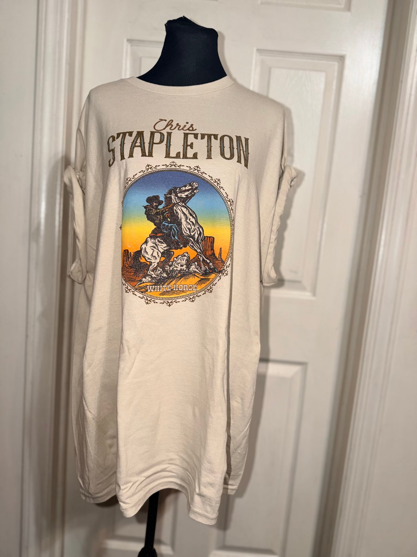 Chris Stapleton Oversized Distressed Tee