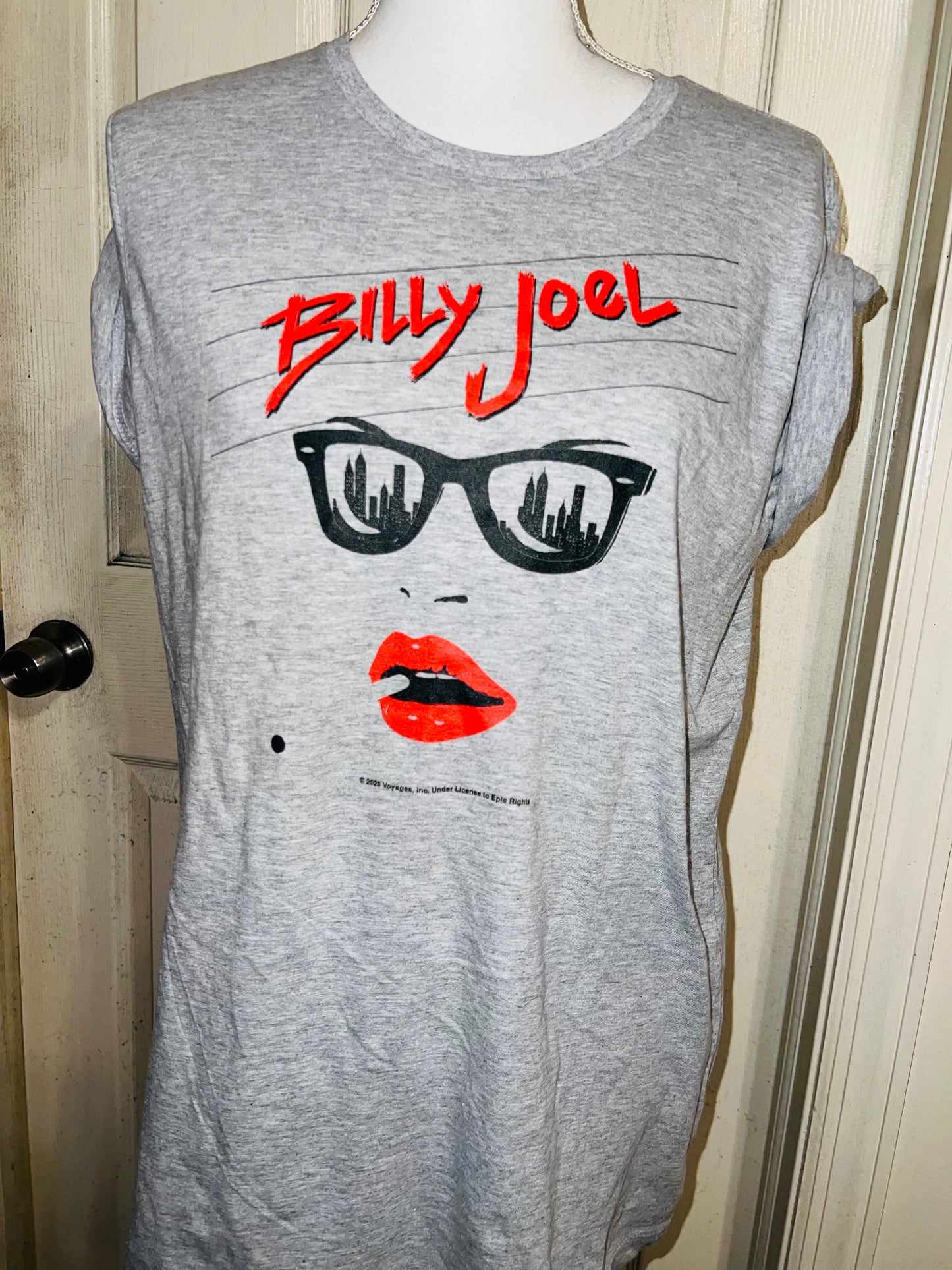 Billy Joel Oversized Distressed Tee