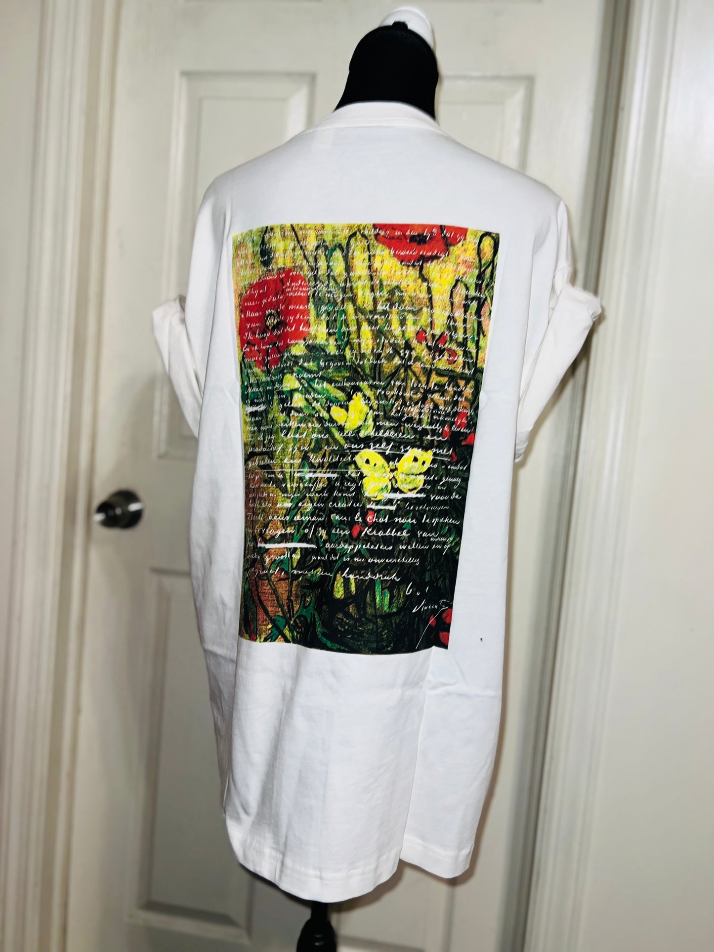 Vincent Van Gogh Double Sided Distressed Tee