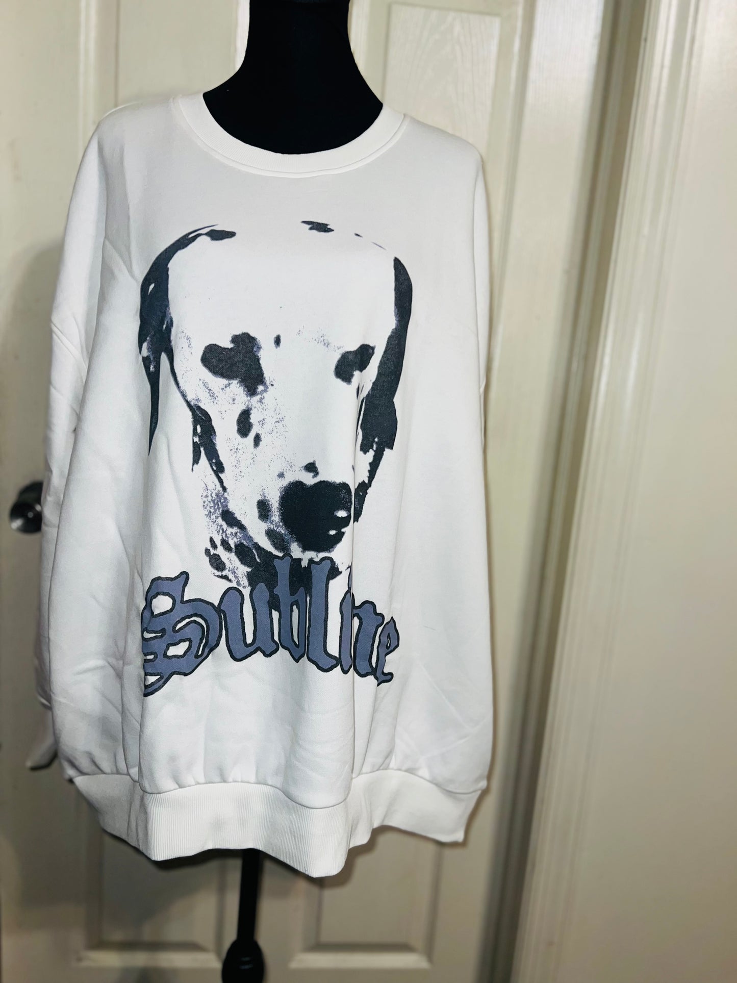 Sublime Oversized Distressed Sweatshirt